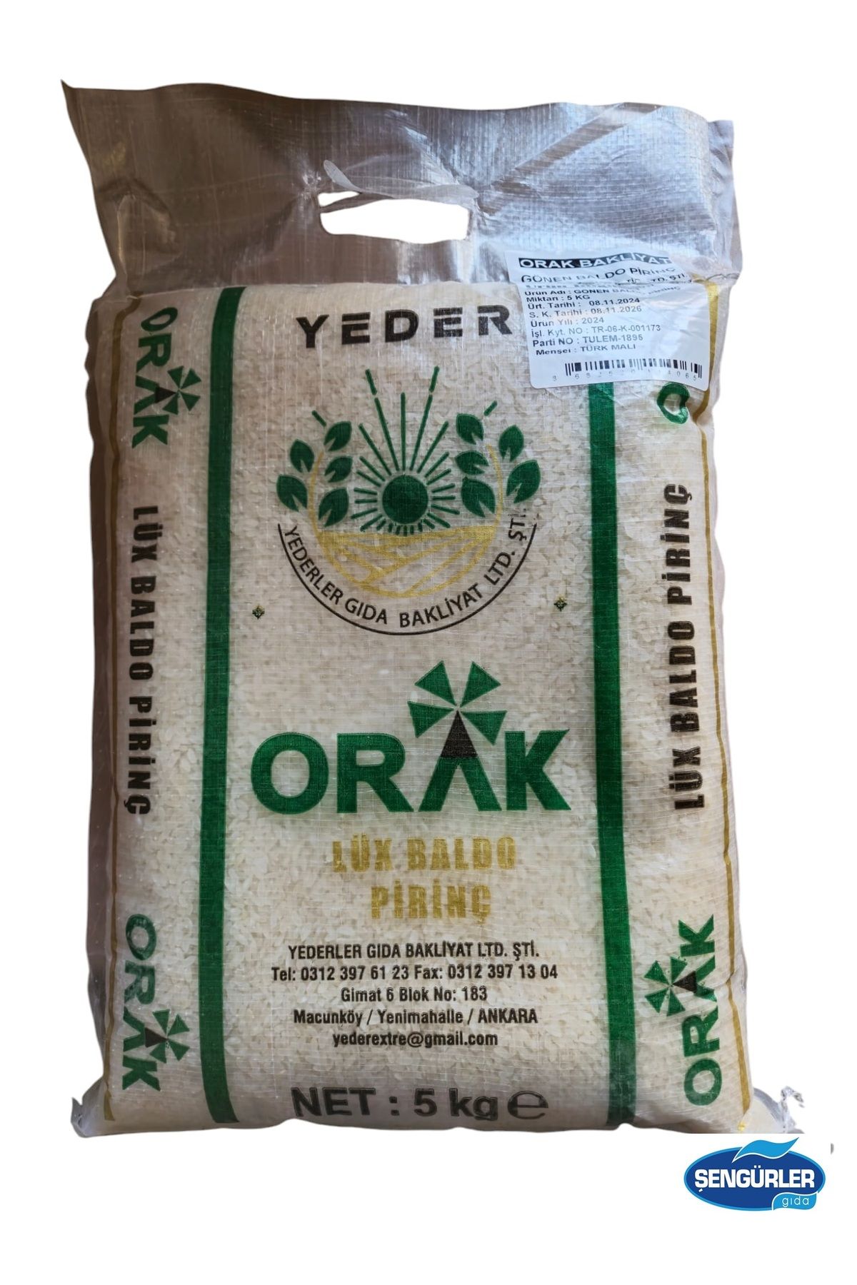 orak GÖNEN BALDO PİRİNÇ 5KG (YENİ MAHSÜL)