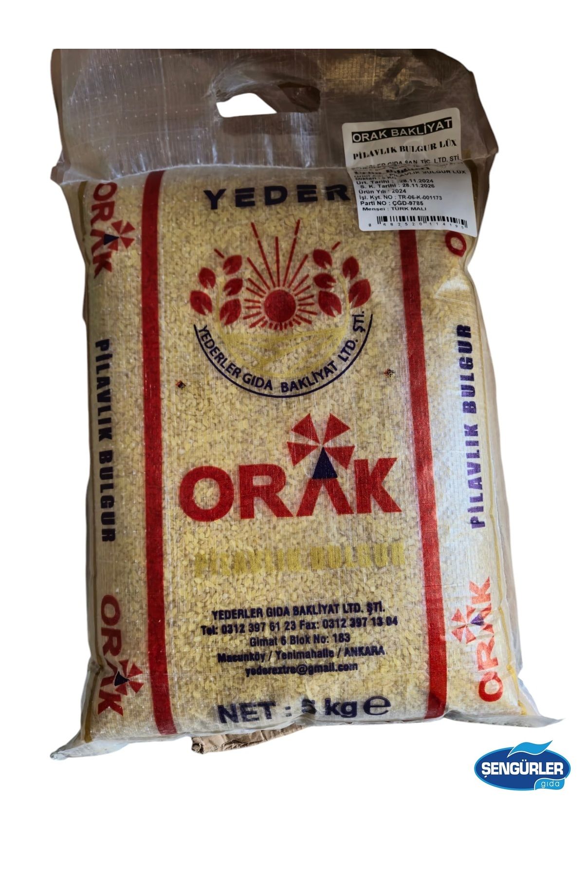 orak İRİ PİLAVLIK BULGUR 5KG (YENİ MAHSÜL)