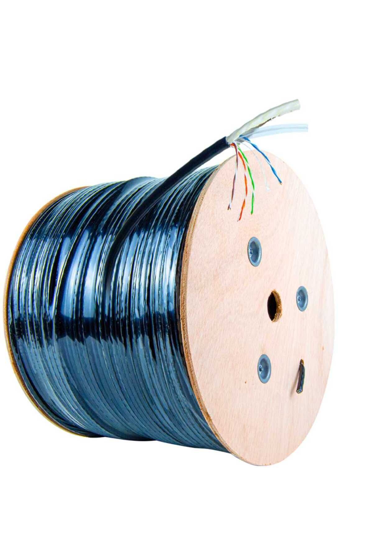 IRONSTAR DIŞ MEKAN UTP CAT6 KABLO ÇİFT CEKET-ÇİFT SARGI 23 AWG ULTRA KALİTELİ (OUTDOOR) KABLO