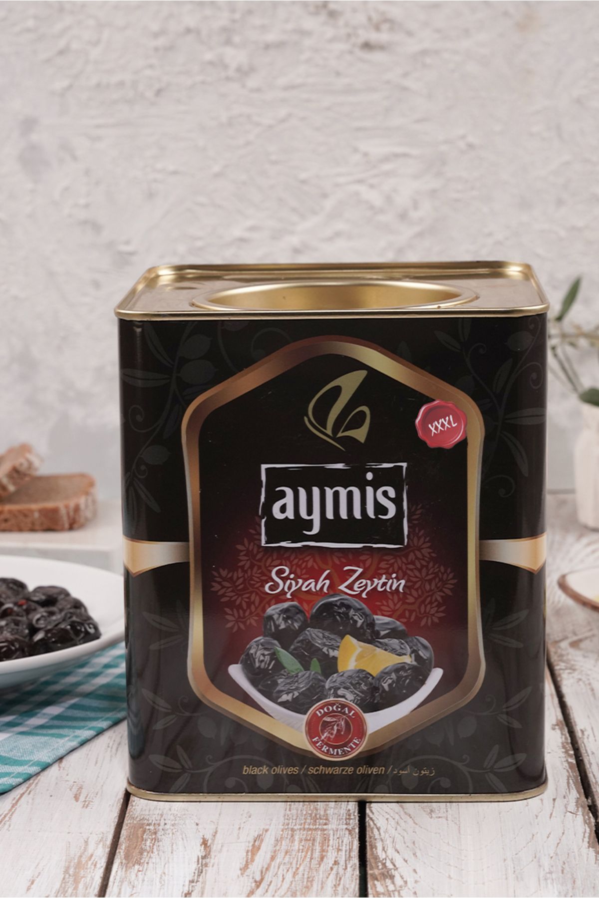 AYMİS Az Tuzlu Yağlı Sele Zeytin XXXL 10 KG