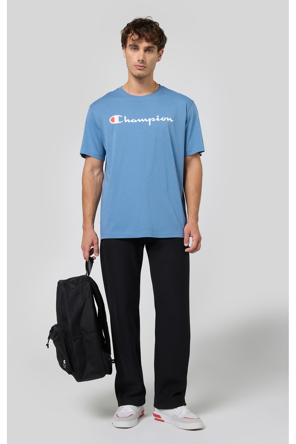 تی شرت آبی مردانه فروشگاه اسکریپت SS TEE اورجینال Champion