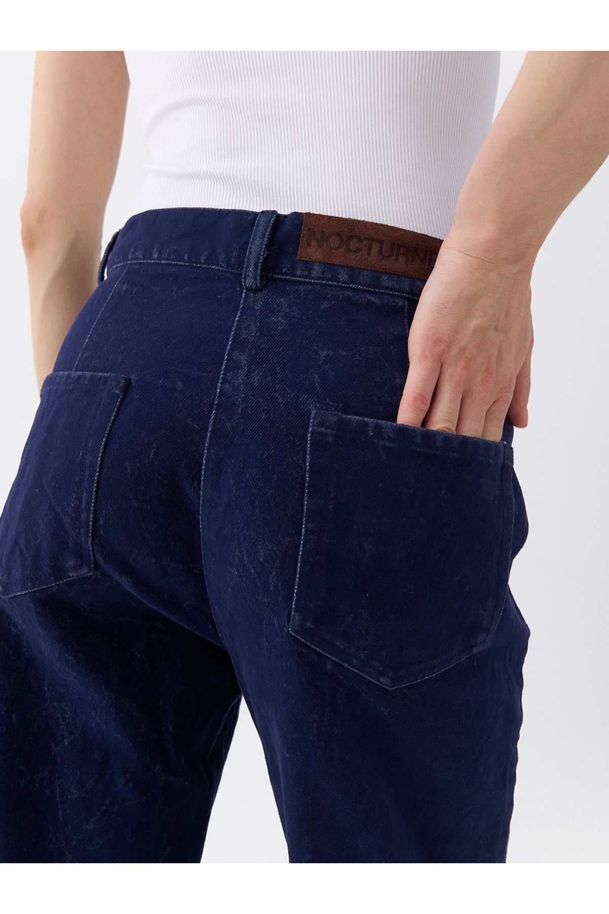 Nocturne-Pantaloni de catifea Boyfriend 4