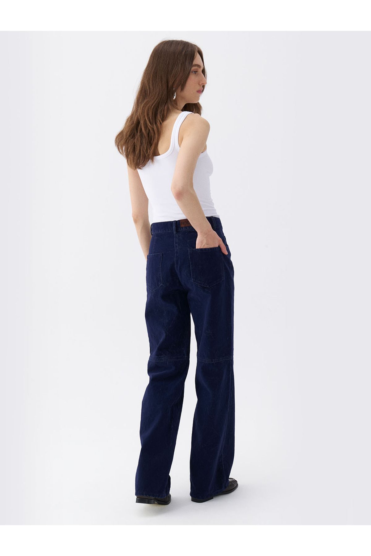 Nocturne-Pantaloni de catifea Boyfriend 3