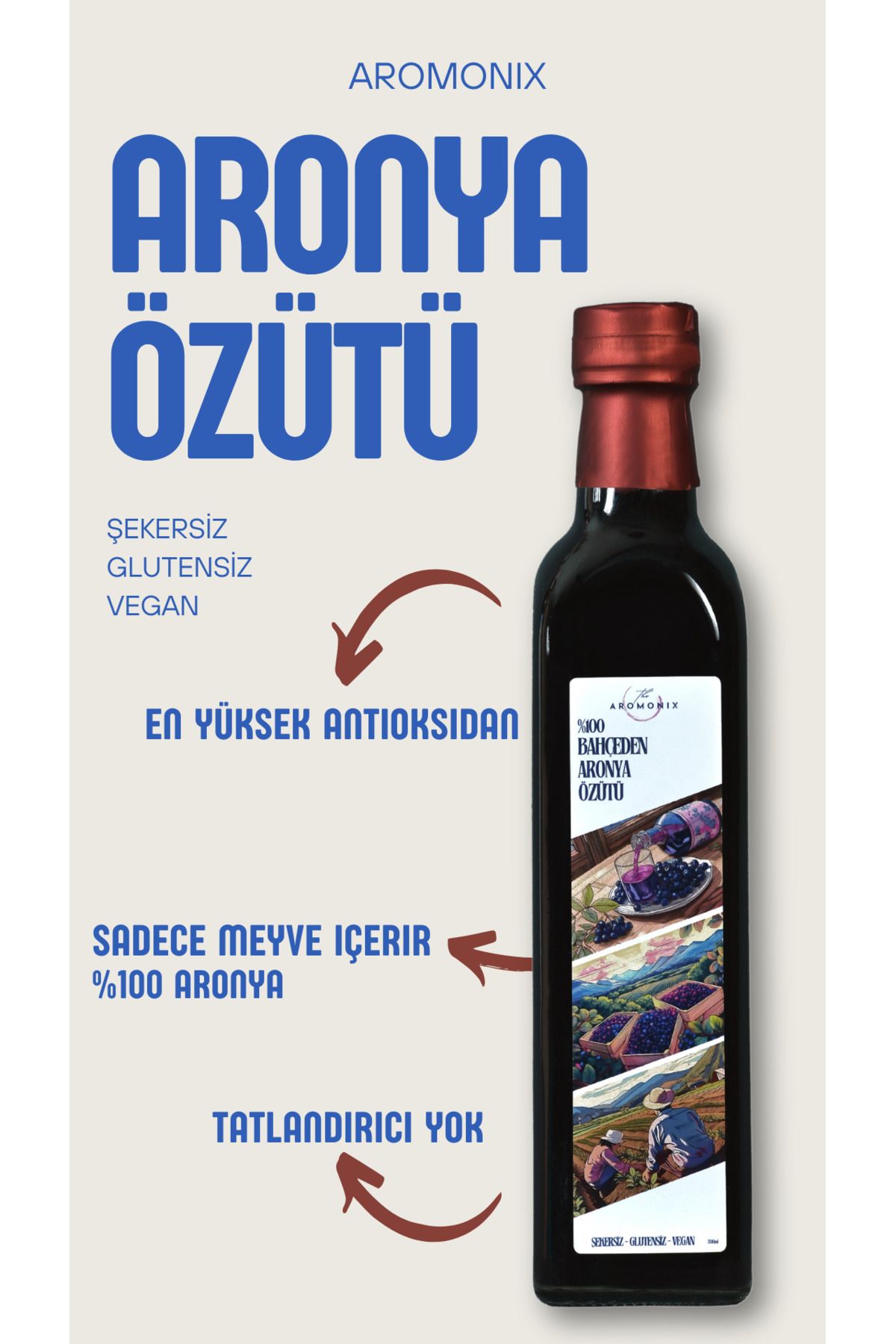 Aromonix Aronya Özütü 500 ml