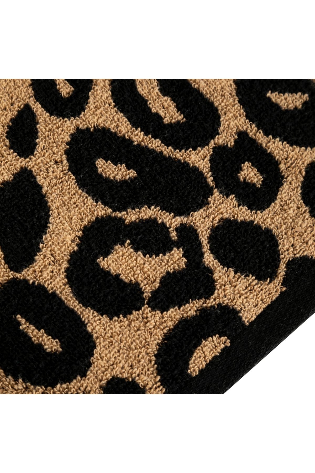 Mudo Home-Benedict Beige Leopard Patterned Face Towel - 50x80 4