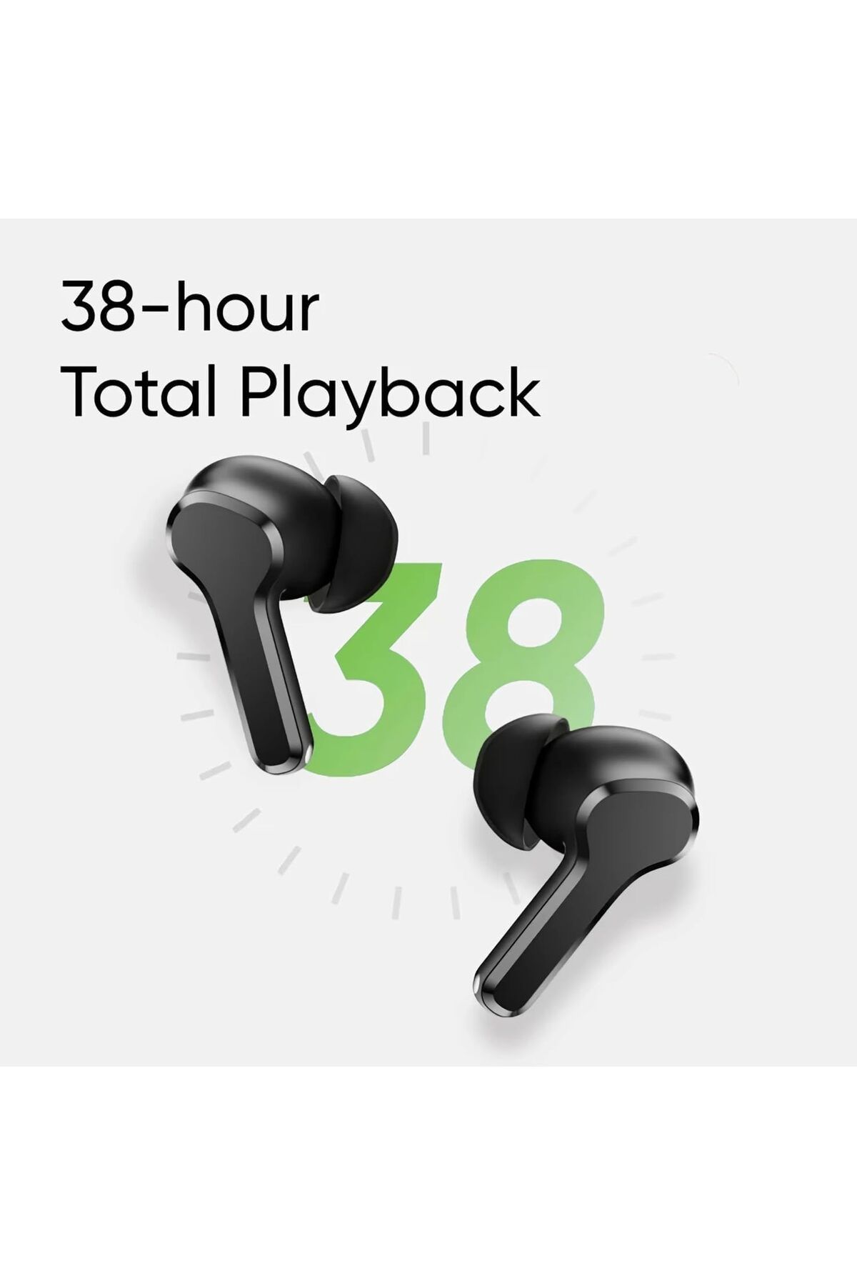 realme-Buds T110 with AI ENC for Calls, Fast Charging Bluetooth Headset (Pop White) 6