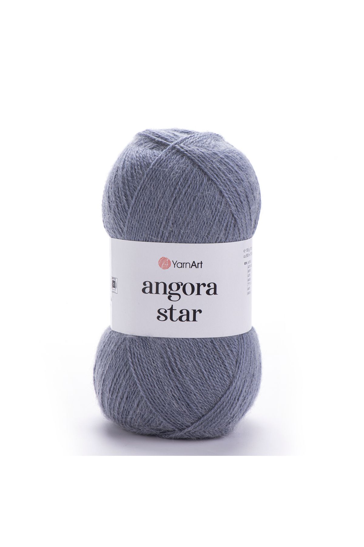 Yarnart-Angora Star Grey Πλεκτό Χέρι 3088 1