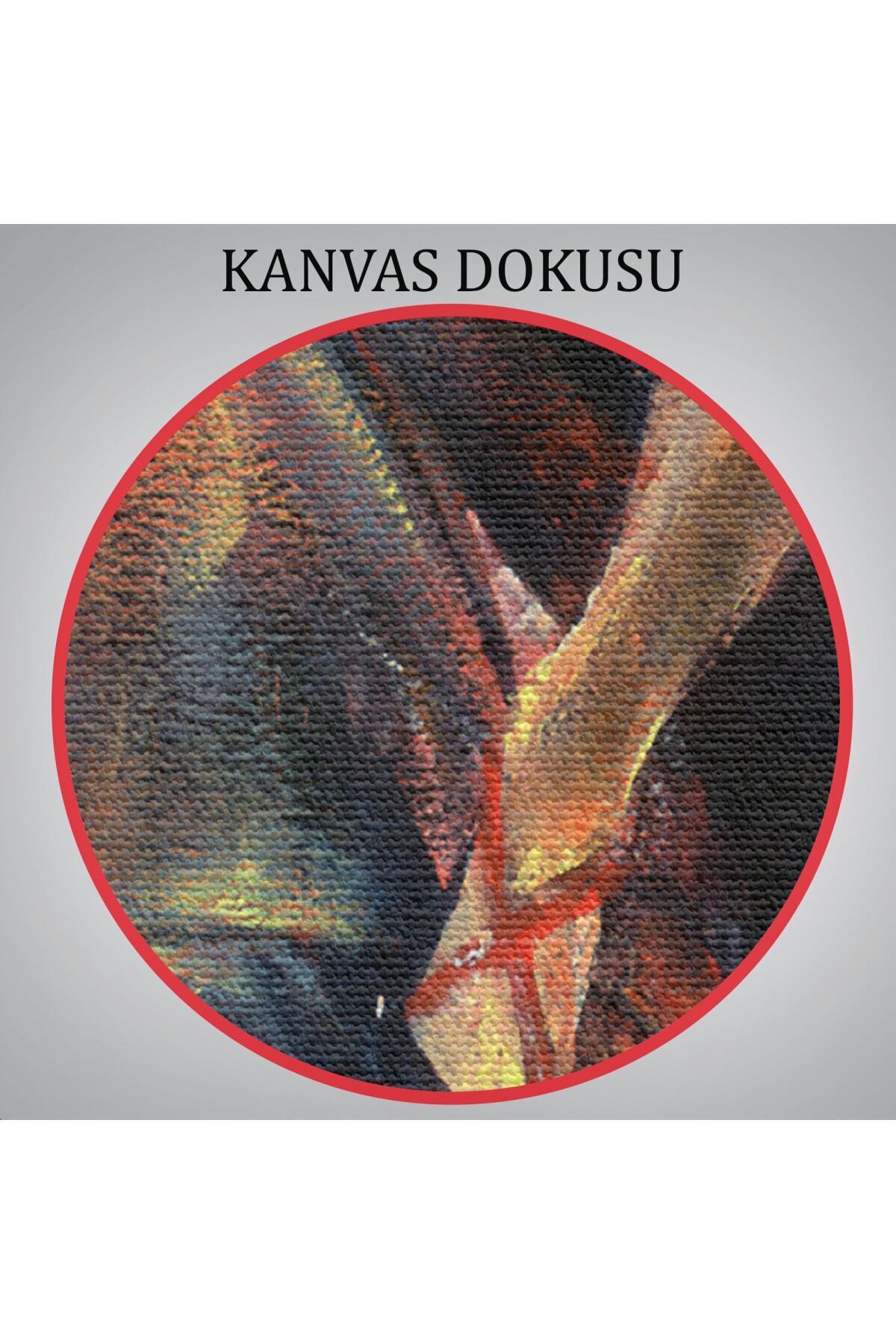 Tango Yapan Çift Kanvas Tablosu görsel 6
