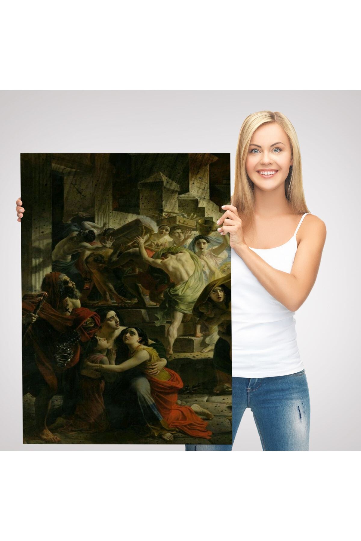 Pompeii'nin Son Günü Karl Pavlovich Bryullov Kanvas Tablo görsel 3