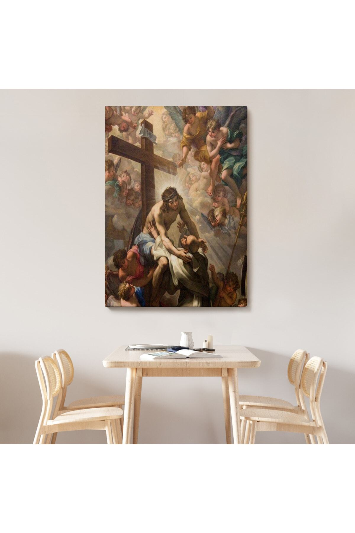 Agape Hristiyan Hediyesi Dekoratif Kanvas Duvar Tablosu görsel 7