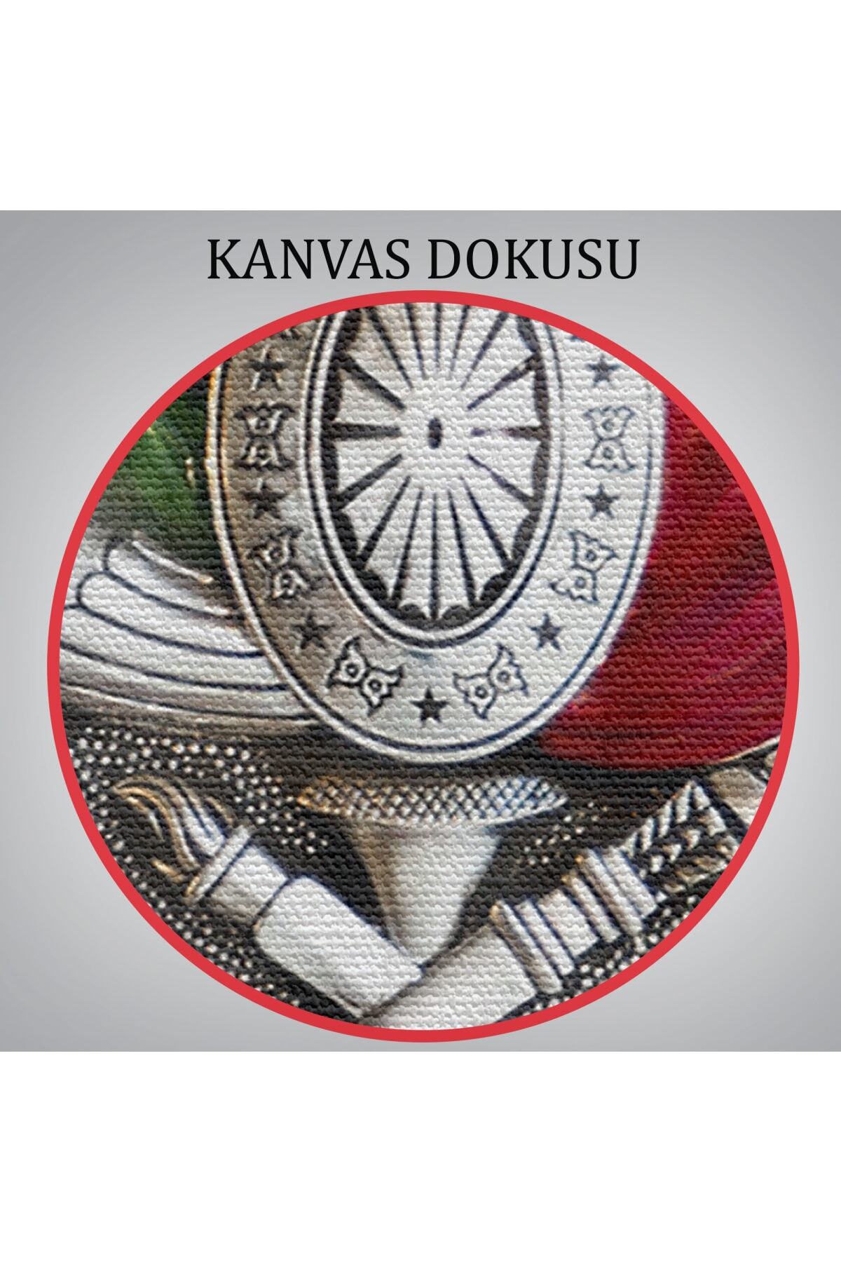Osmanlı Tuğrası Kanvas Tablo görsel 6