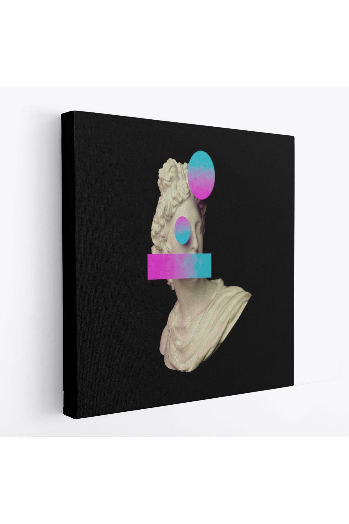 Vaporwave Tarzı Çağdaş Sanat Kanvas Tablo