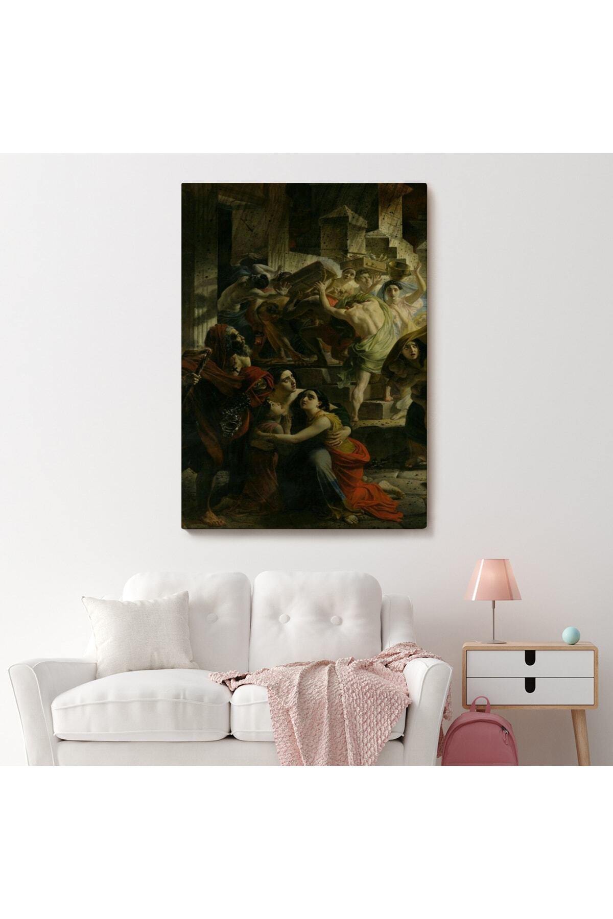 Pompeii'nin Son Günü Karl Pavlovich Bryullov Kanvas Tablo görsel 2