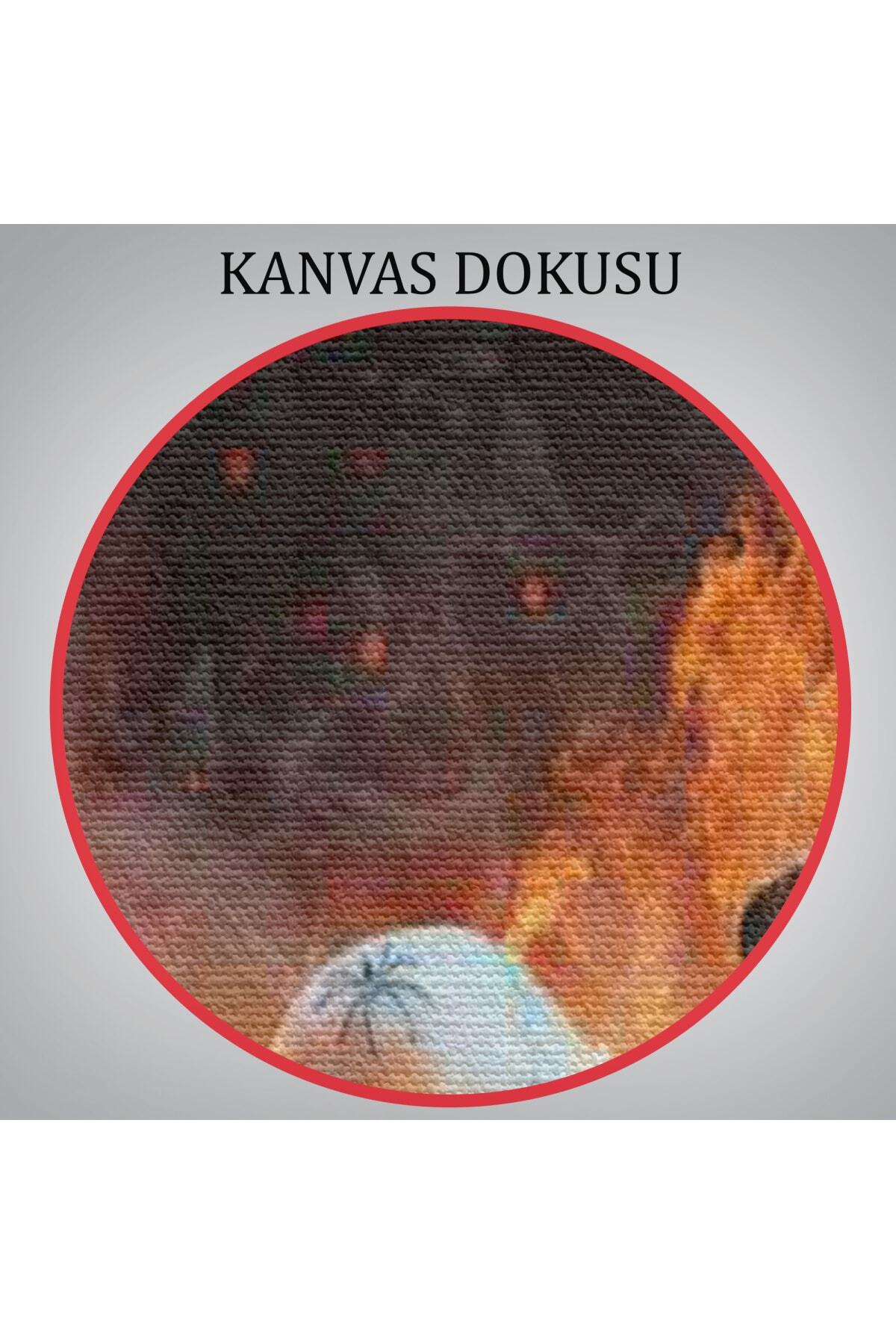 Iskelet Kafa Ve Oymalı Kabaklar Cadılar Bayramı Dekoratif Duvar Tablosu görsel 6