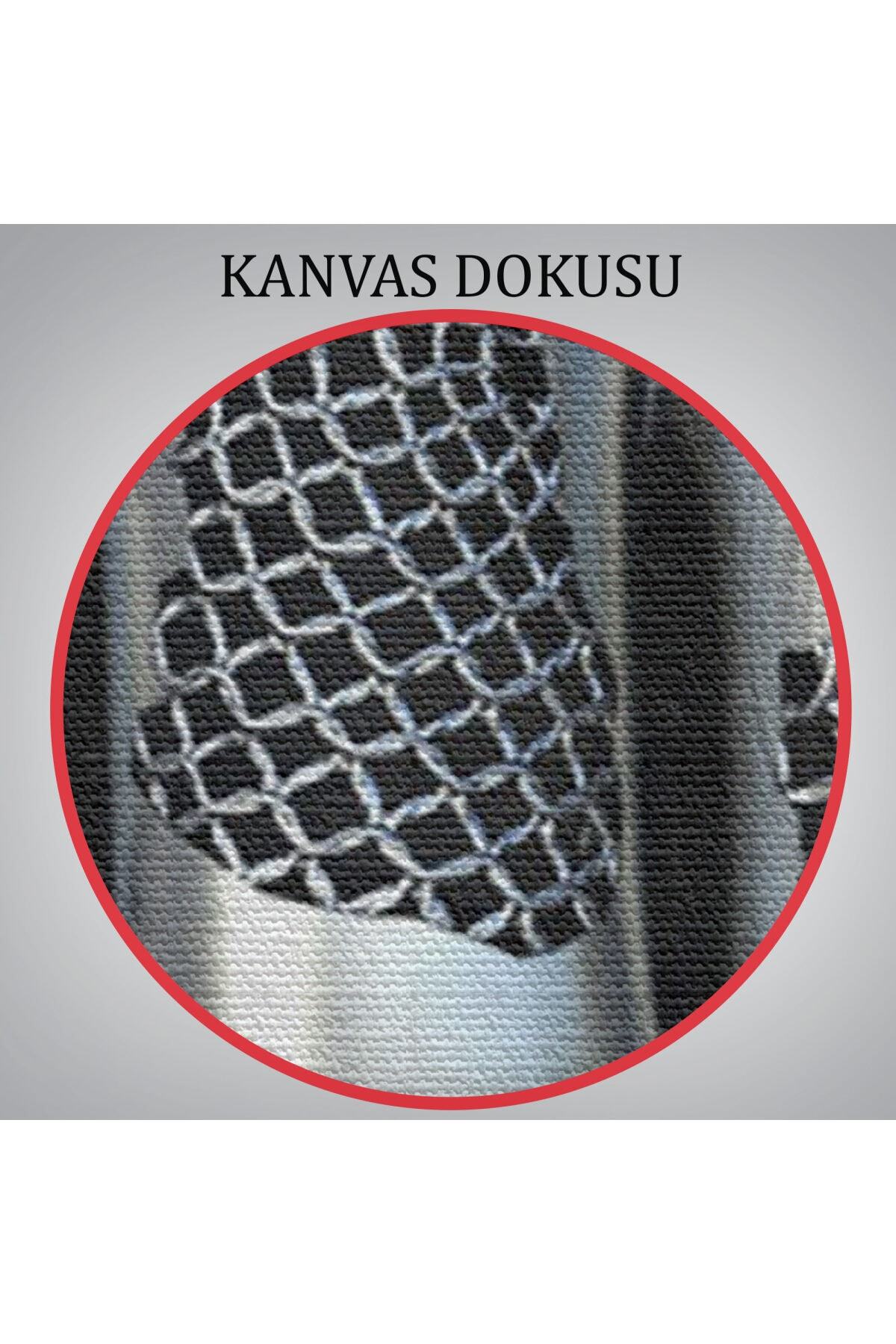 Çerçeveli Metalik 3D Efektli Modern Kanvas Tablo görsel 5