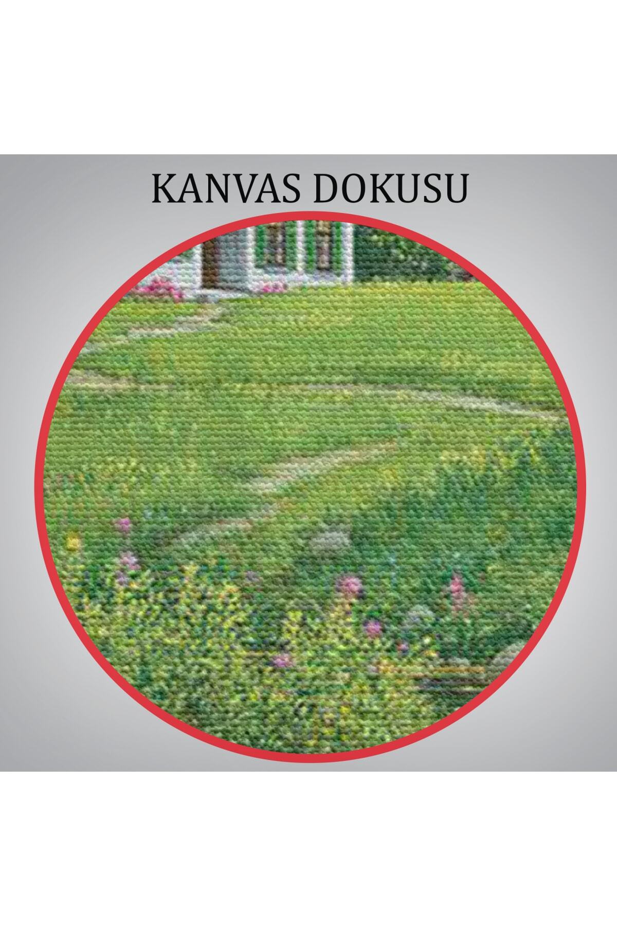 Akarsuda Oynayan Cocuk Kanvas Tablo görsel 7