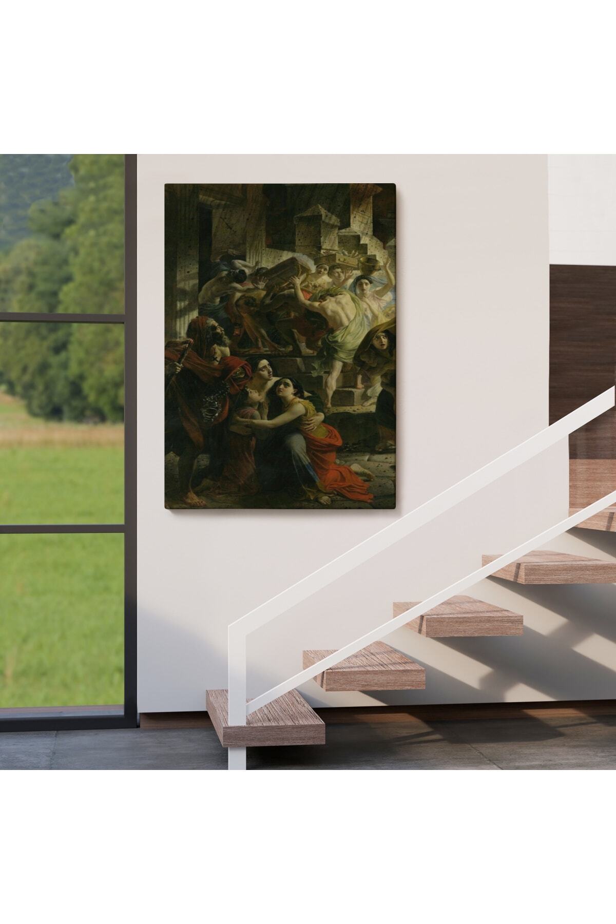 Pompeii'nin Son Günü Karl Pavlovich Bryullov Kanvas Tablo görsel 4