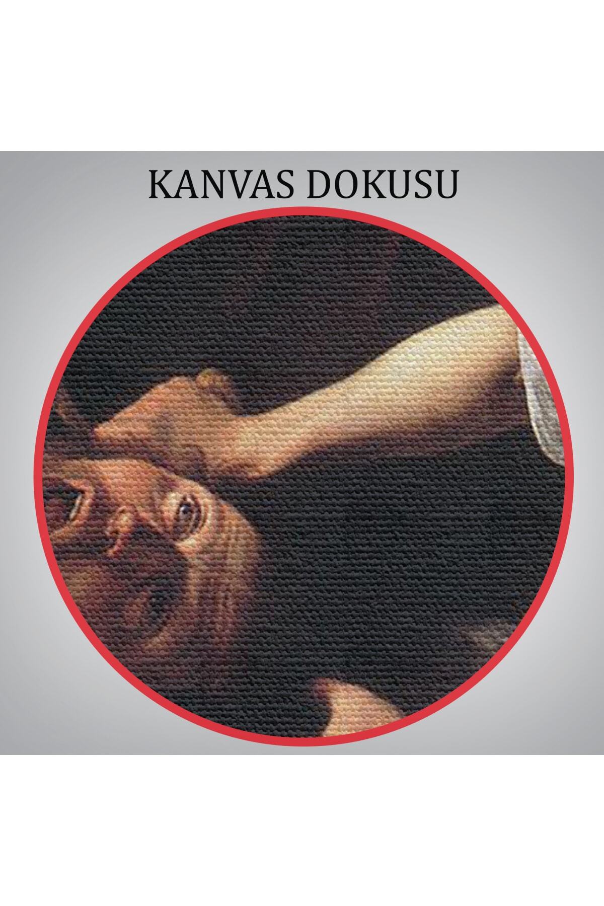 Jean Caravaggio Judith Holofernes'in Başını Keserken Kanvas Tablo görsel 7