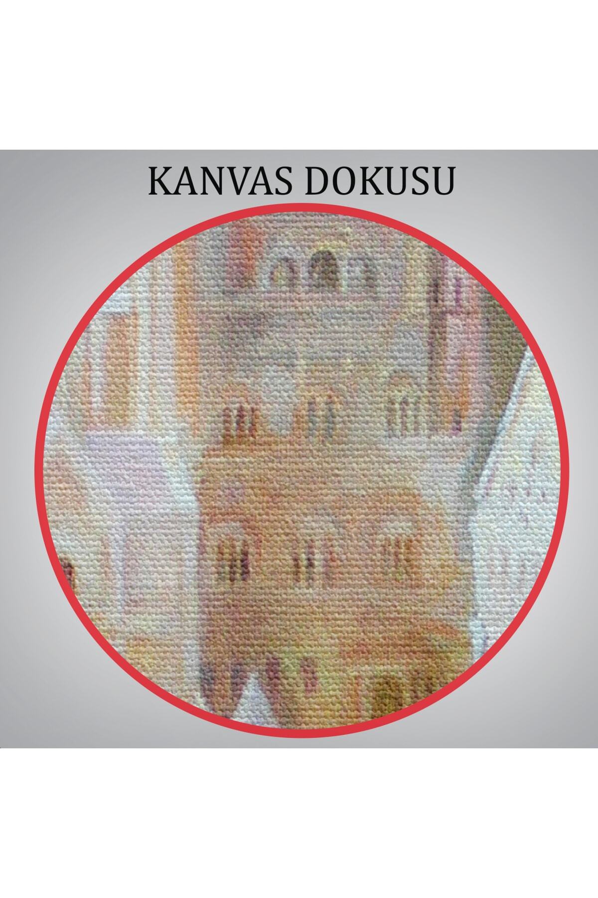 Dağların Arasındaki Şato Kanvas Tablo görsel 6