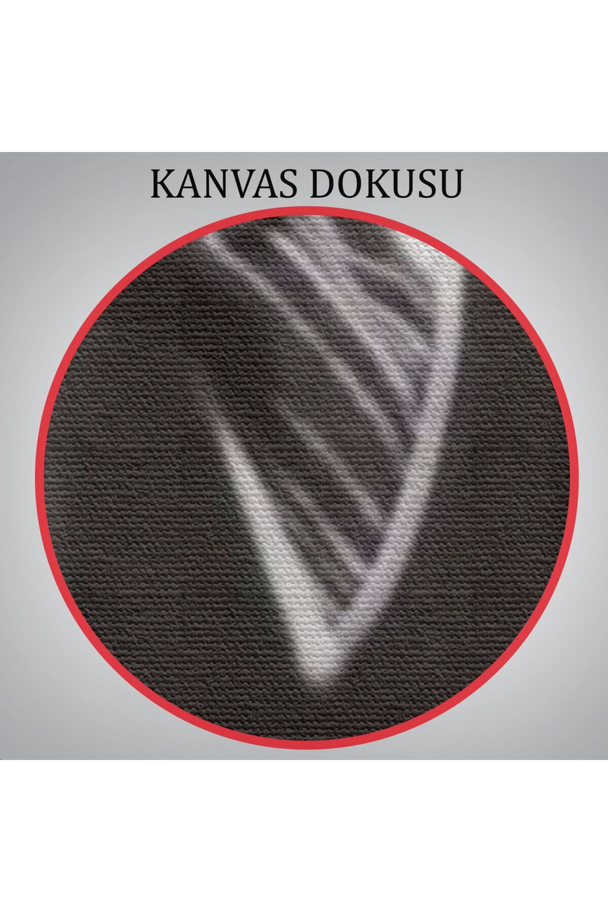 Atatürk Portre Tablosu Mustafa Kemal Atatürk Dikdörtgen Dekoratif Kanvas Tablo görsel 5