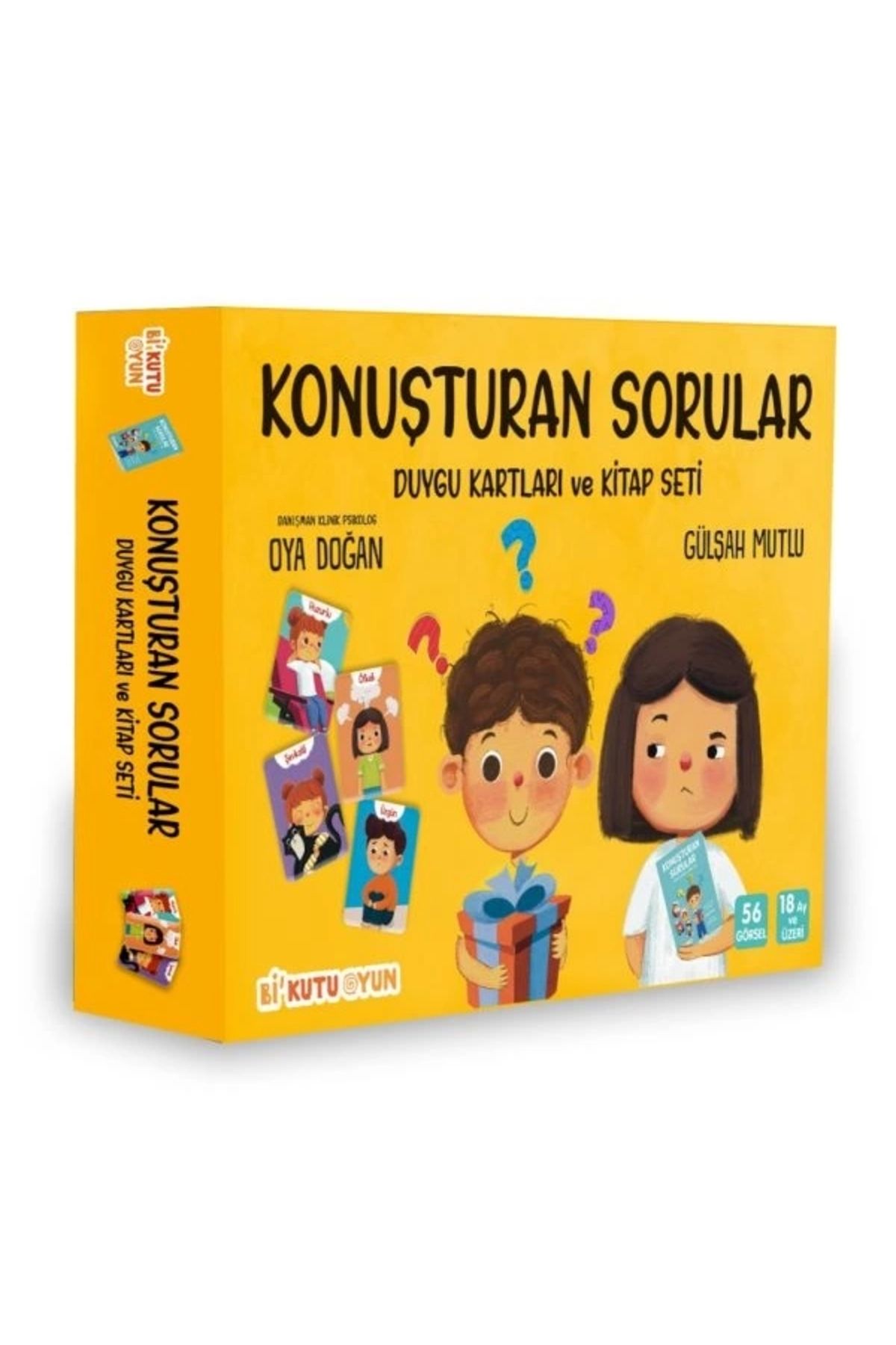 Bi Kutu Oyun Konuşturan Sorular - Duygu Kartları ve Kitap Seti