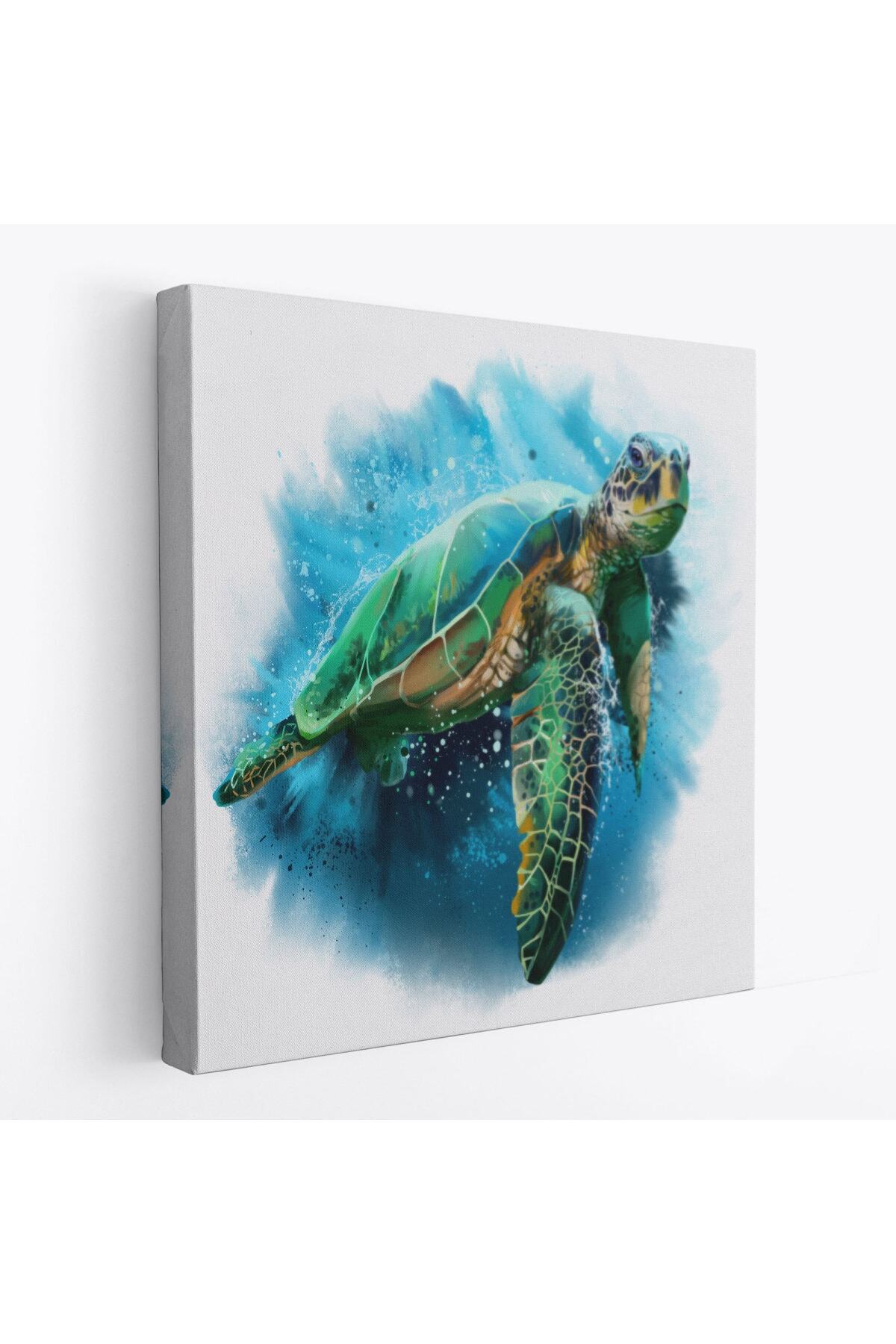 Caretta Caretta Dekoratif Kanvas Tablo