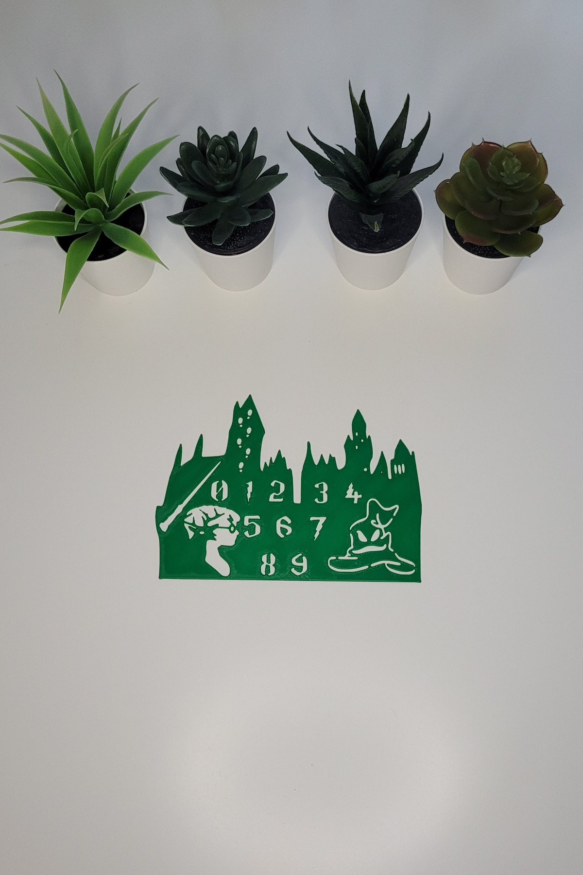 Karmelom Studio-Large Small Letter and Number Template Ruler Set with Hogwarts Figure (3 Pieces) 7
