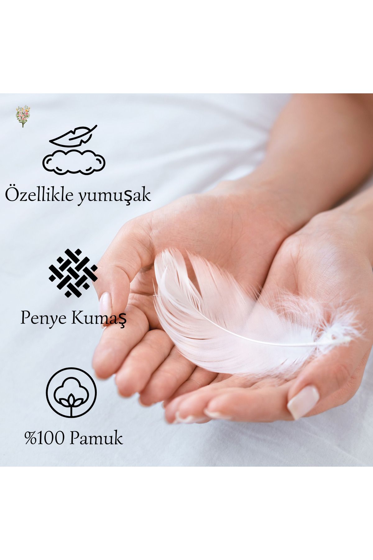 Strauss-ملاءة مطاطية فردية/مزدوجة من Home Premium - 100% قطن، قطن ممشط خاص، OEKO-TEX 5