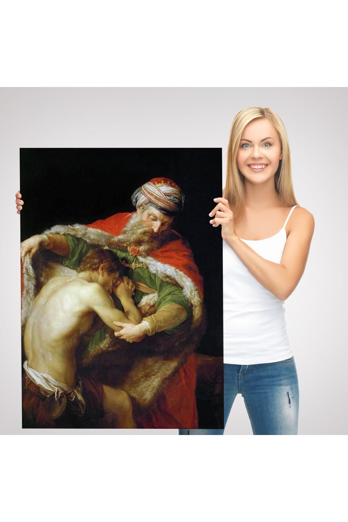Savurgan Oğulun Dönüş Kanvas Tablosu - The Return Of The Prodigal Son görsel 3