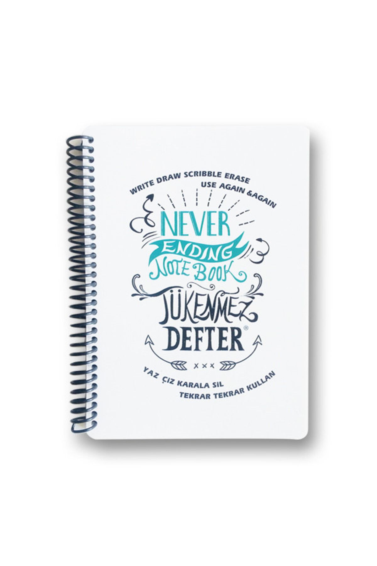 Destek Yayınları Tükenmez Not Defteri 1 - 15x21 cm
