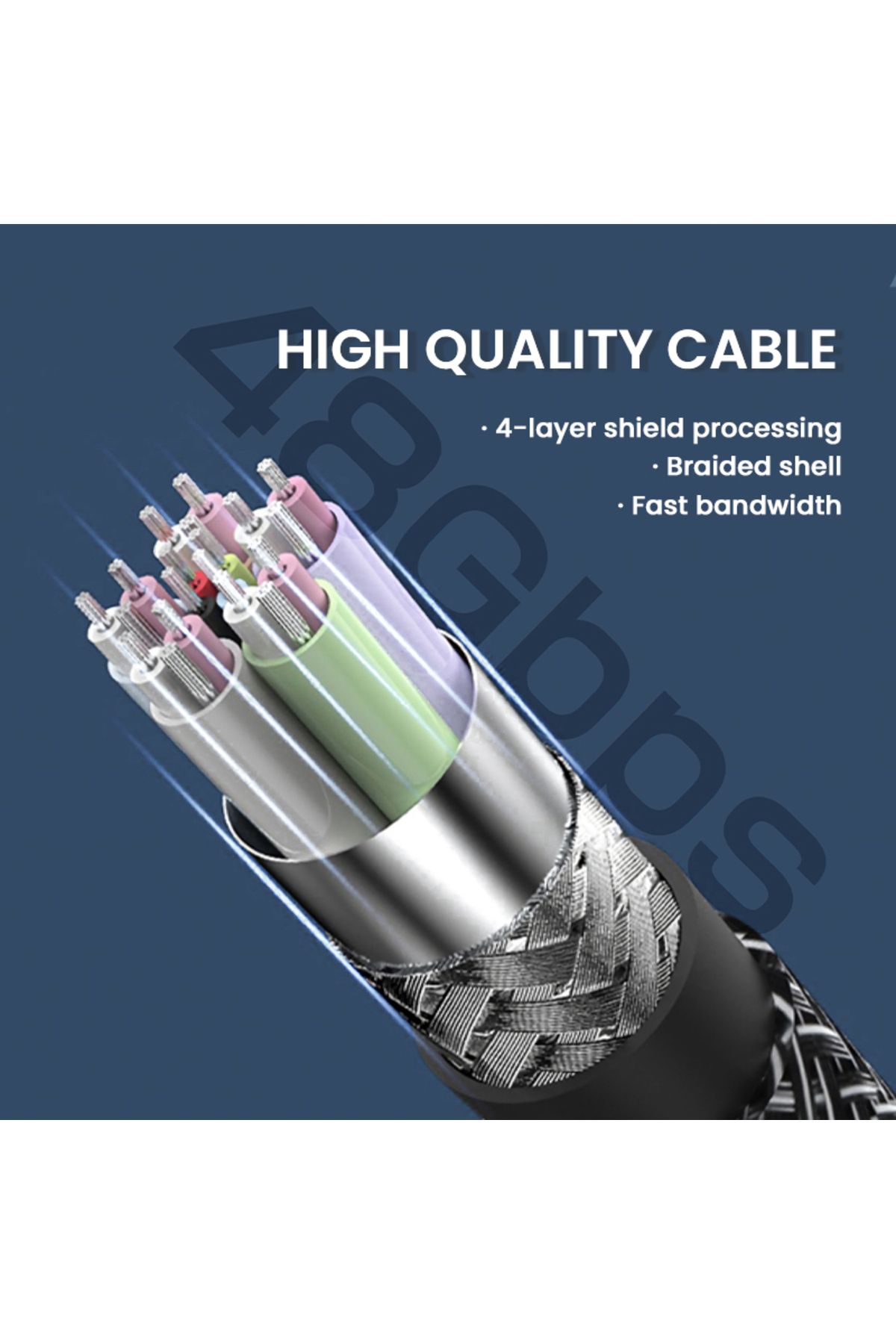 Choice-0.3m Hdmi 2.1 Extension Cable, 8k@60hz, 4k@240hz, Braided Male To Female Cord, For Roku Tv, Ps5, Hdt 6