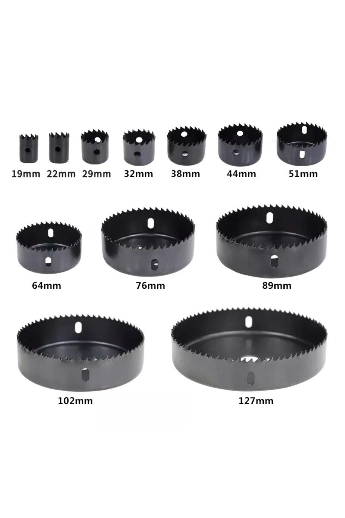 Choice-3PC Hole Saw Gypsum Board Hole Opener 32-54mm Ceiling Drilling Tool 6PC Bubble Shell Assembly Set 7