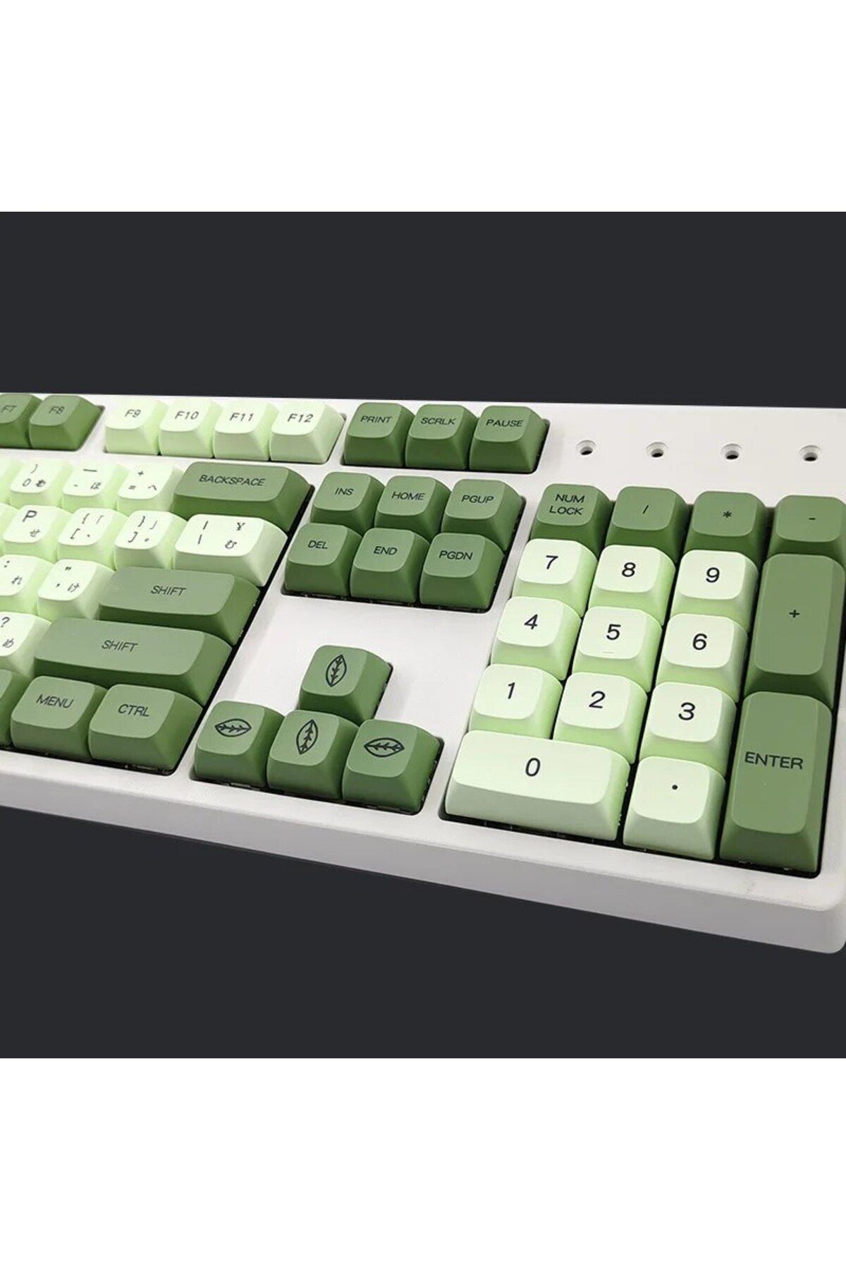 Romoral-PBT Keycaps 123Keys XDA Profile Personalized Korean English Russian KeyCap For Cherry MX 104/87/6... 6