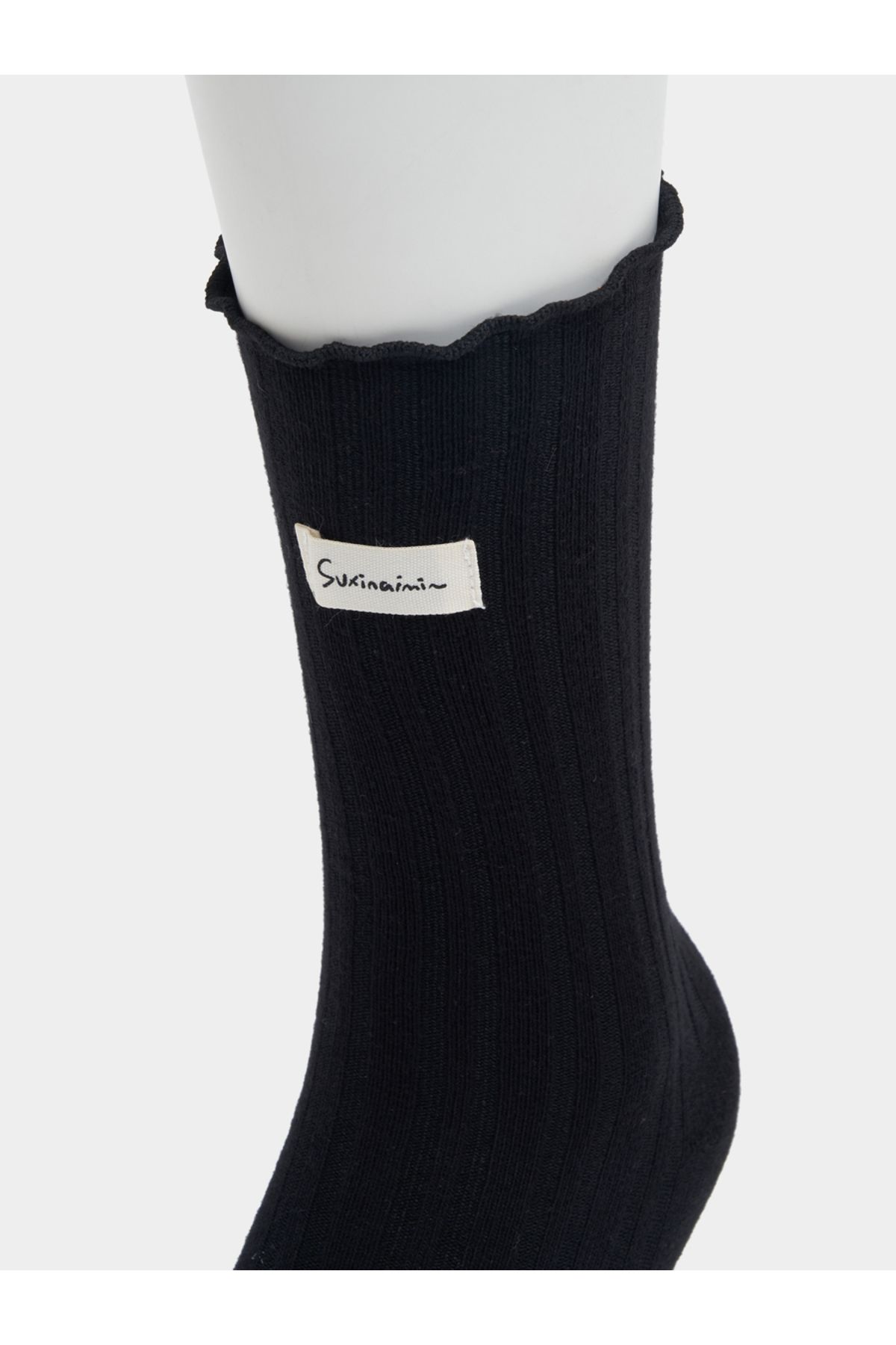 Styli-Pack Of 3 - Patch Detail Socks with Frill Trim 5