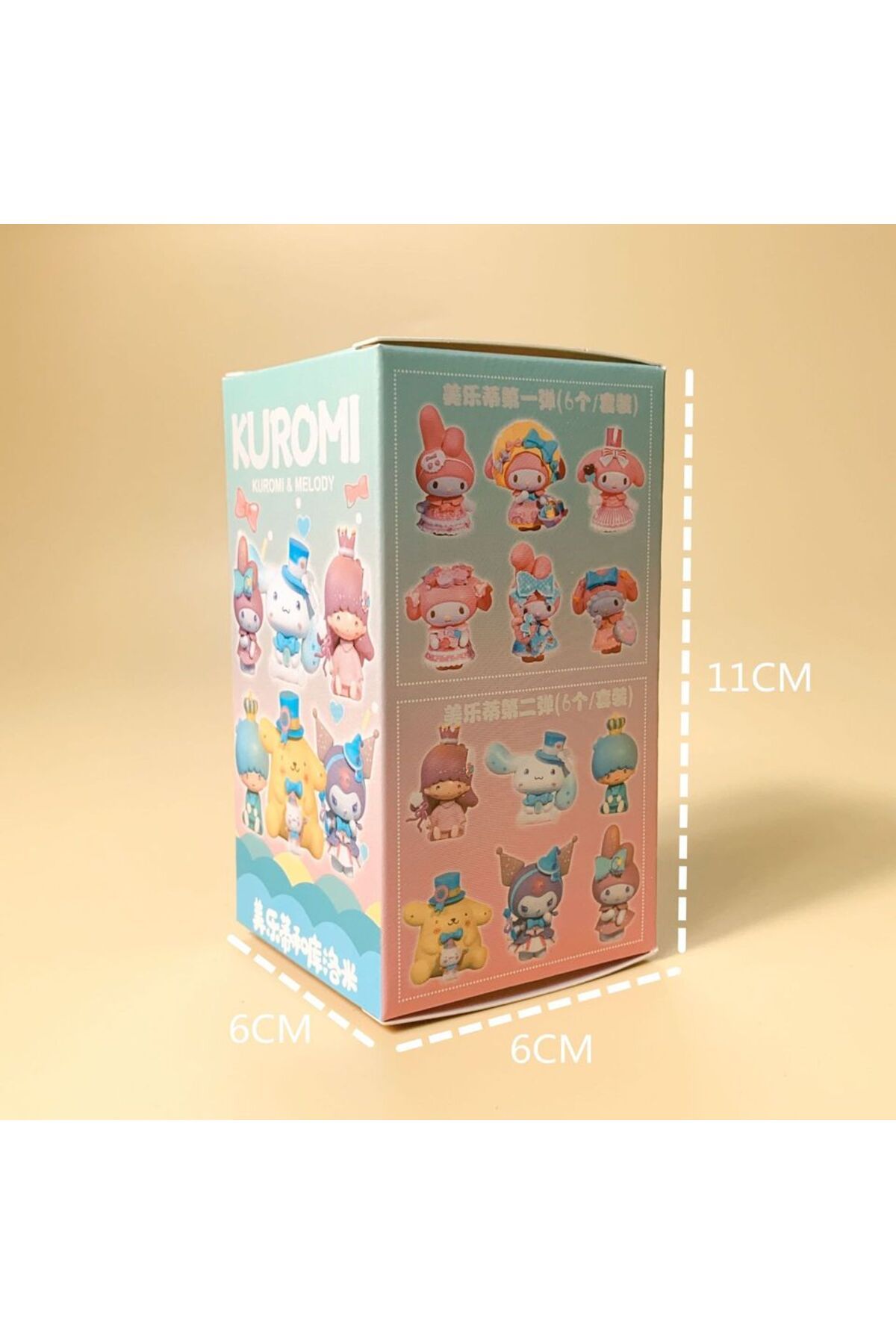 Choice-Random 1pcs New Sanrio Blind Box Kawaii Kuromi Cinnamoroll My Melody Figures Dolls Blind Bag Toy For 2