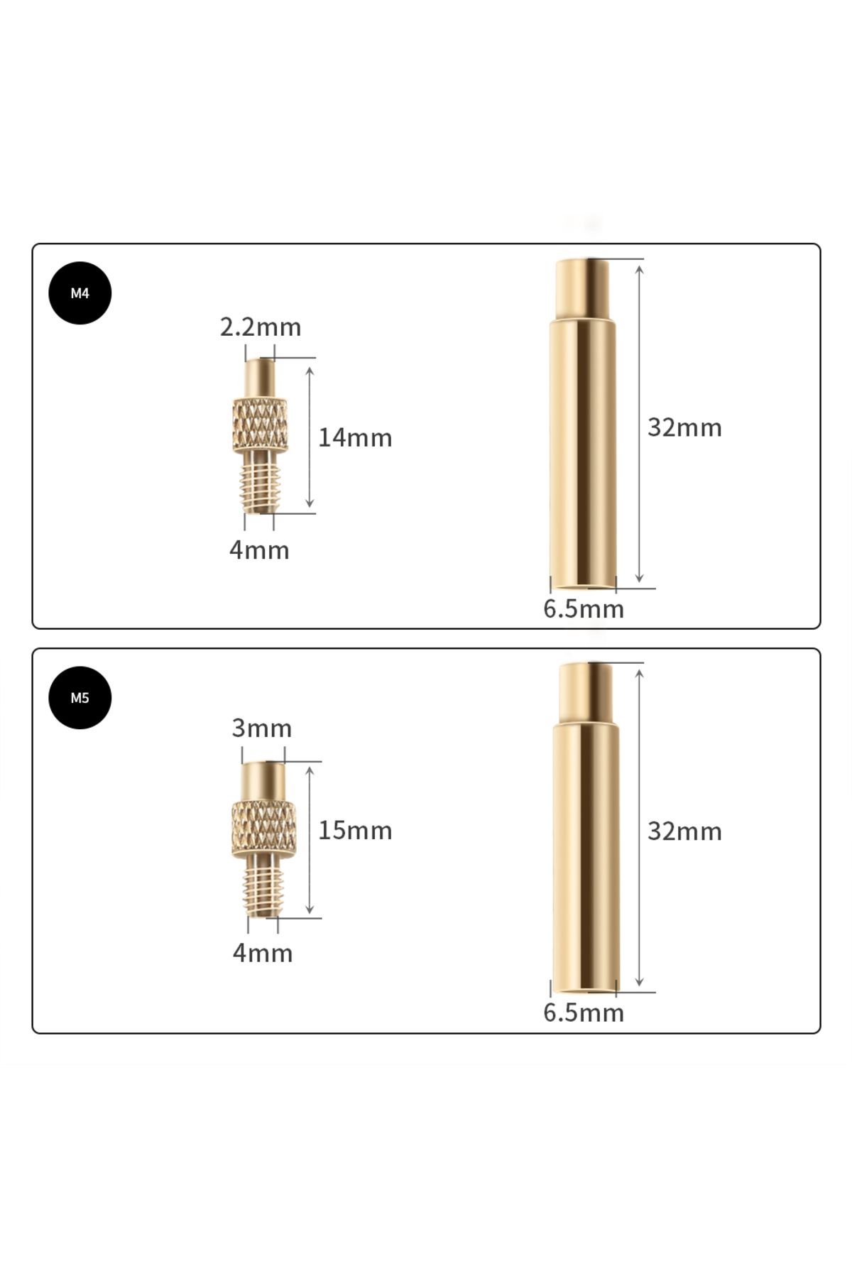 Choice-Heat Insert Nut Iron Tip M2 M3 M4 M5 M6 M8 Brass Thread Embedded Kit Heat Insertion Tool for Plas... 2