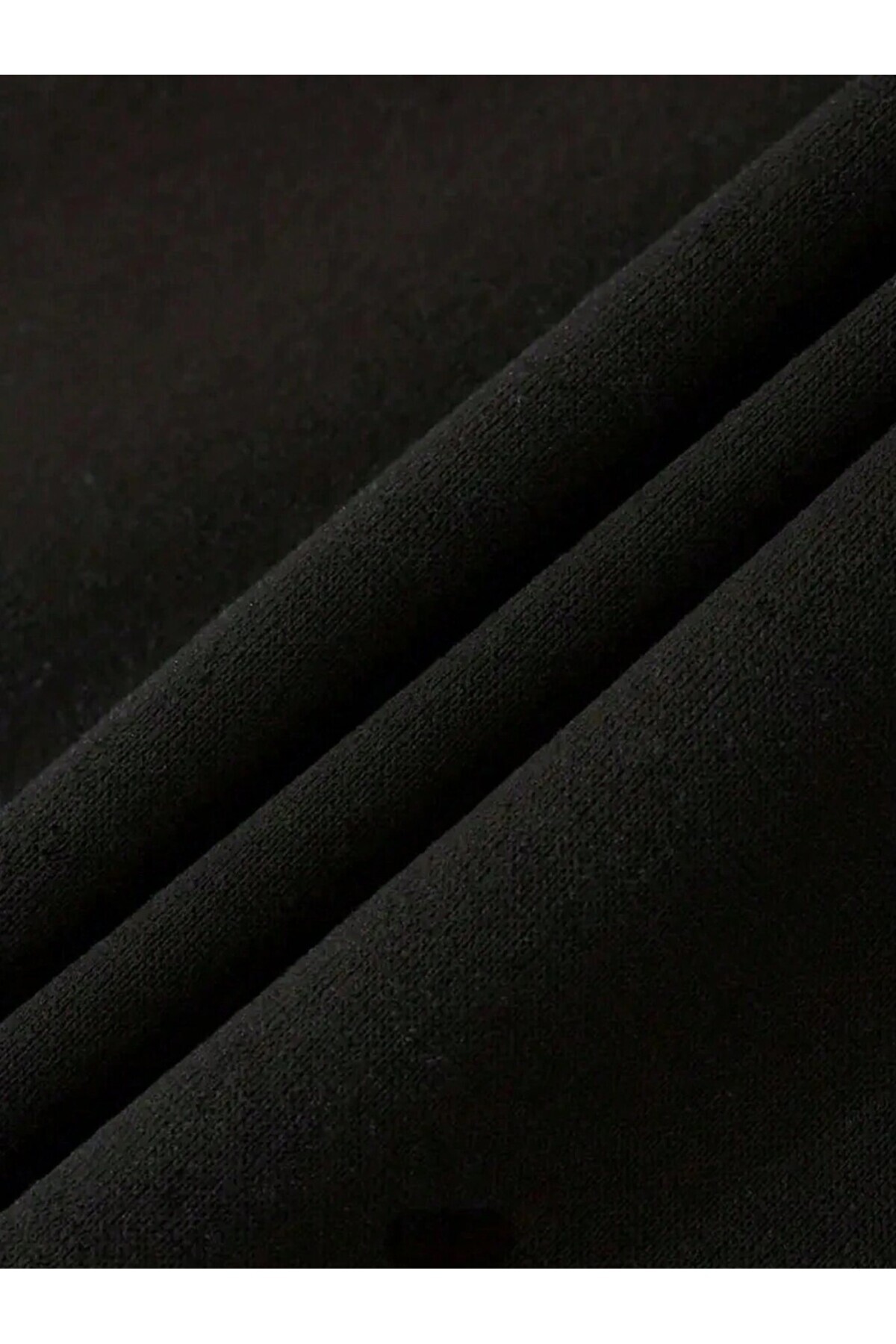 TREND Baskılı Unısex Oversize Eşofman Takımı — مشکی BRtBuOeT3711 — تصویر 5 از 6