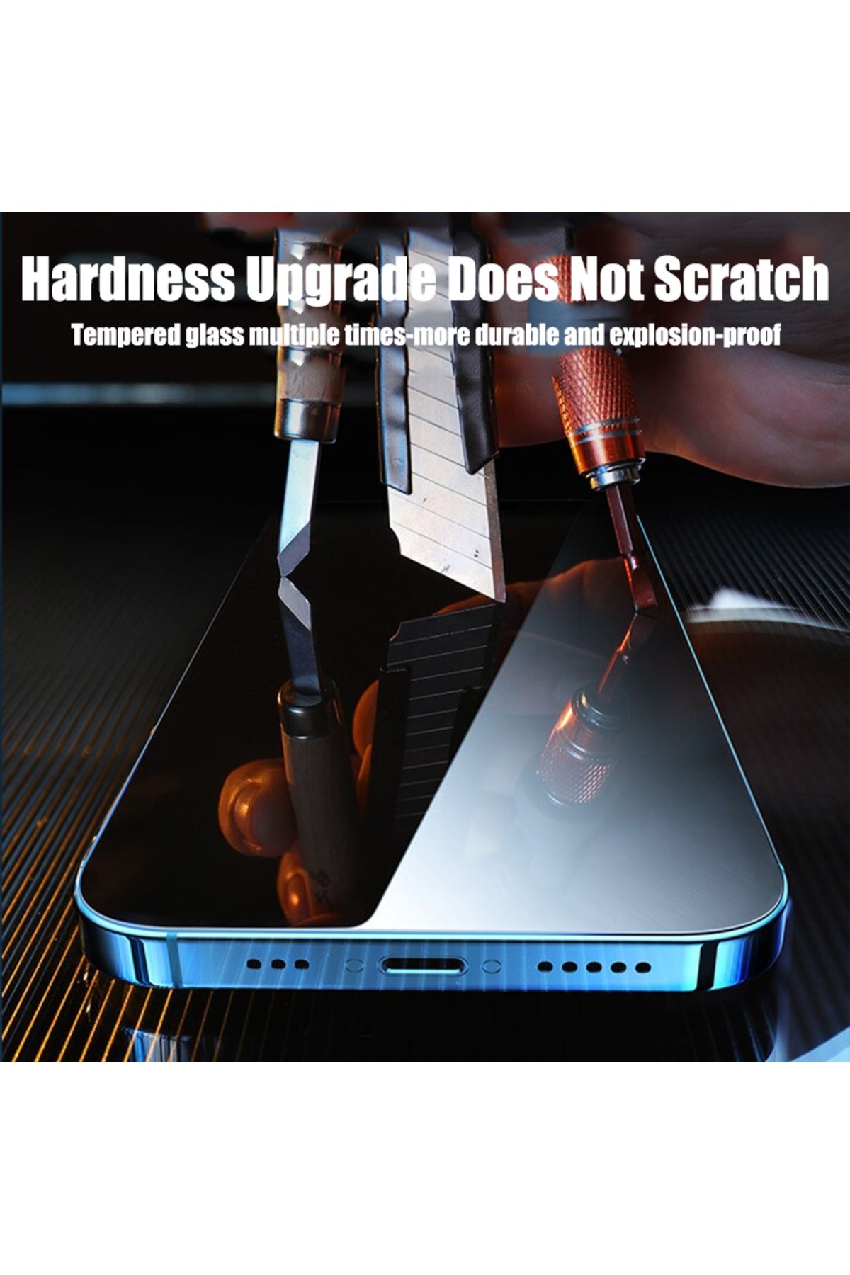 Choice-4PCS Tempered Glass for iPhone 11 12 13 14 15 Pro XR X XS Max Screen Protector on for iPhone 12 1... 3
