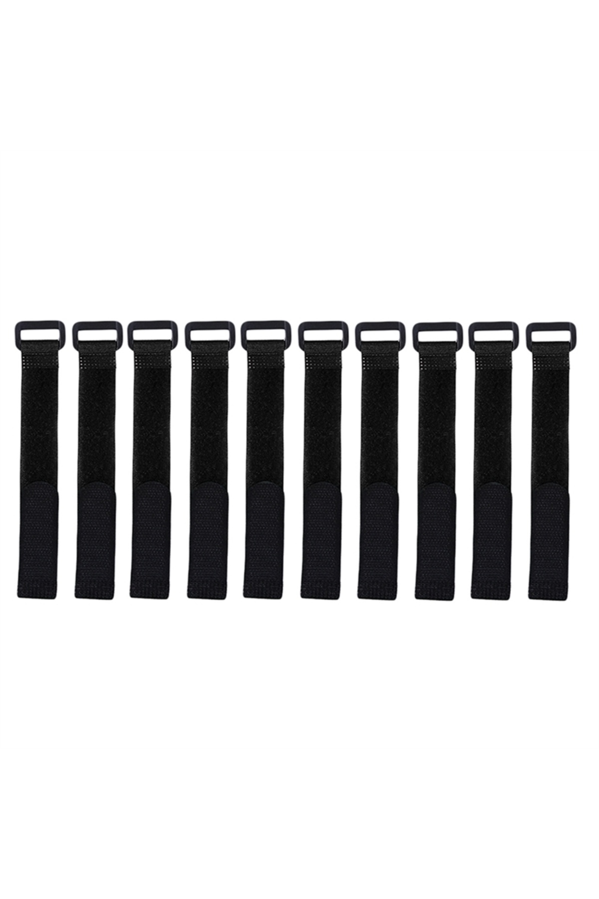 Choice-Black 10pcs 10pcs Fishing Rod Tie Holder Strap Suspender Fastener Hook Loop Ties Belt Fishing Rod St 1