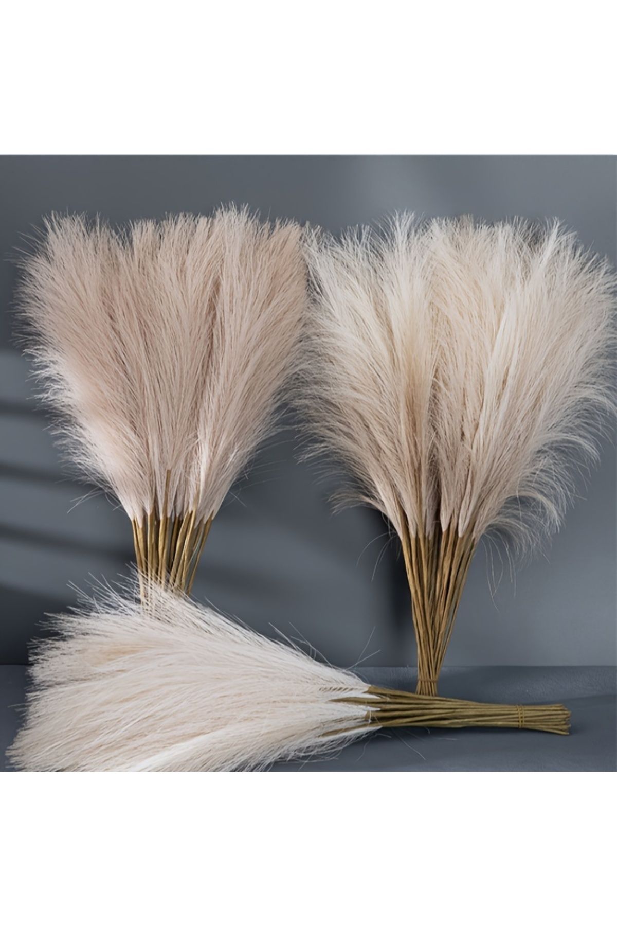 Choice-10pcs Faux Pampas Grass, Pampas Grass For Floor Vase, Pampas Grass Decor Tall For Vase Fillers, B... 2