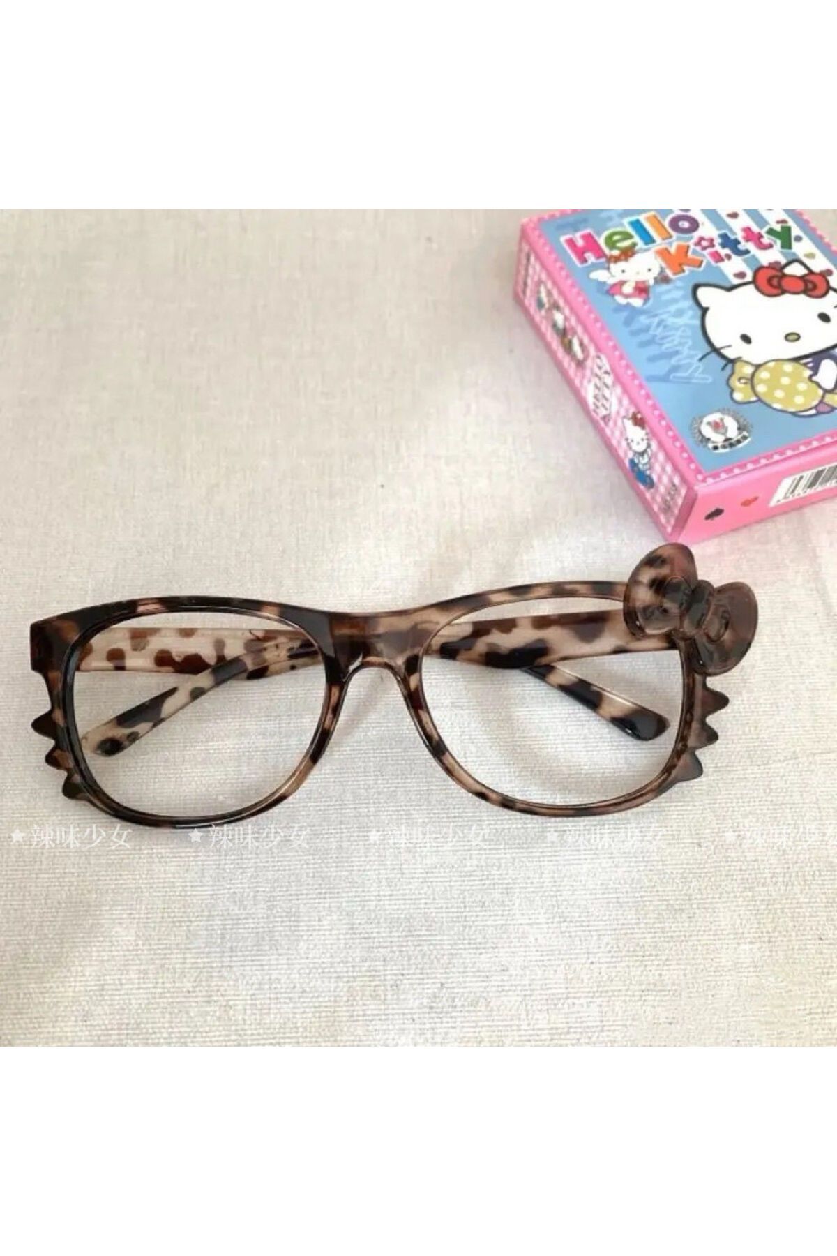Choice-نظارات Hello Kitty Kawaii Hellokitty نظارات أنمي ريترو إكسسوارات ديكورية إطارات كرتونية Y2k 1