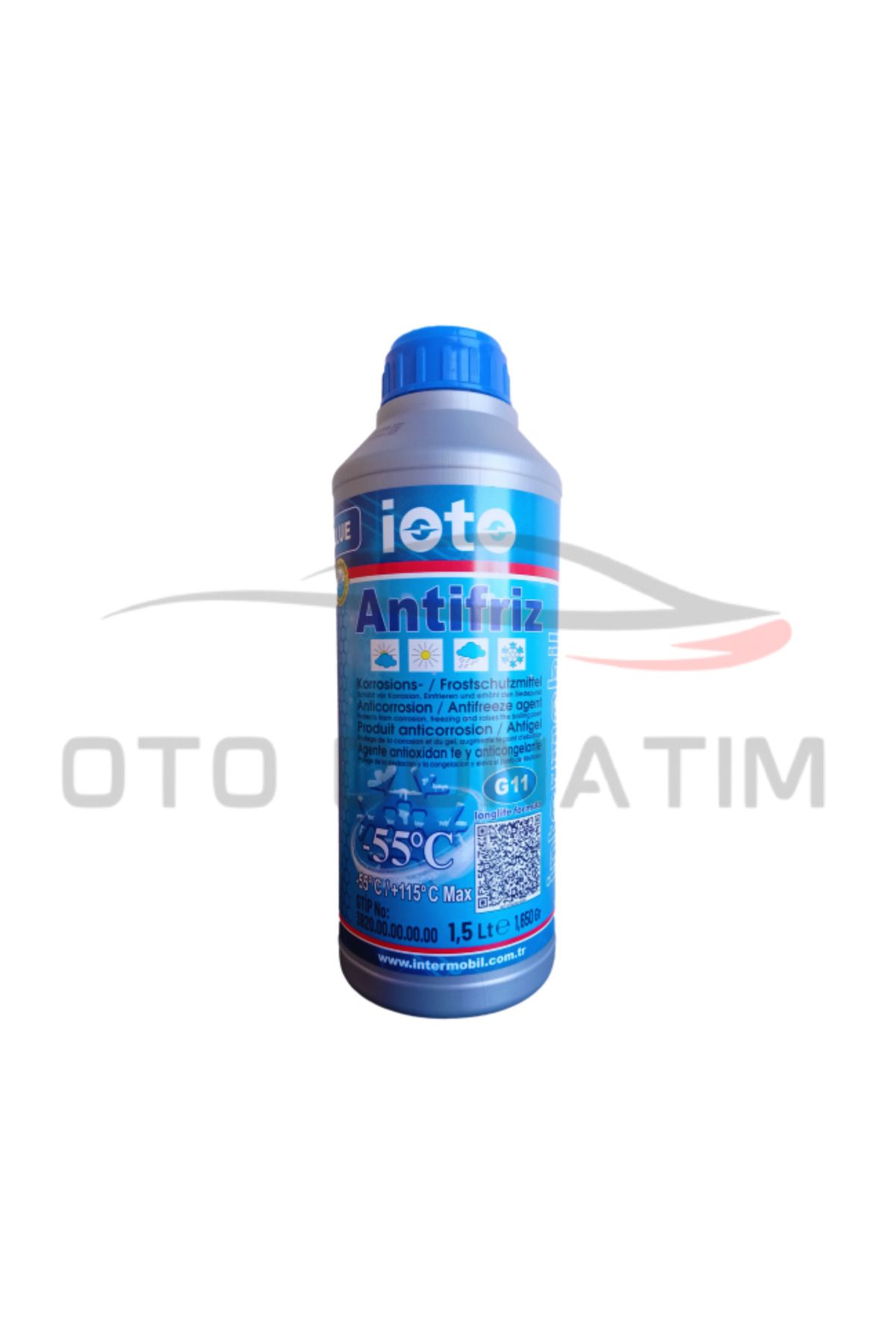 İOTO Antifiriz Mavi 1.5 Litre -55°C / +115°C Max