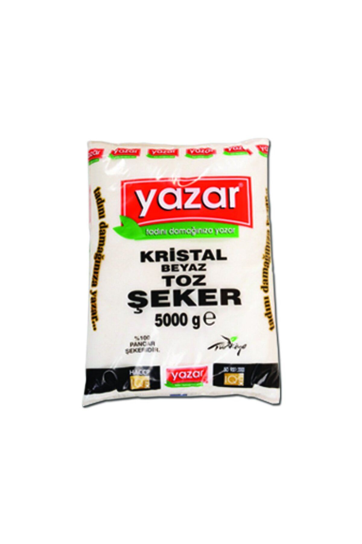 YAZAR Kristal Toz Şeker 5 Kg