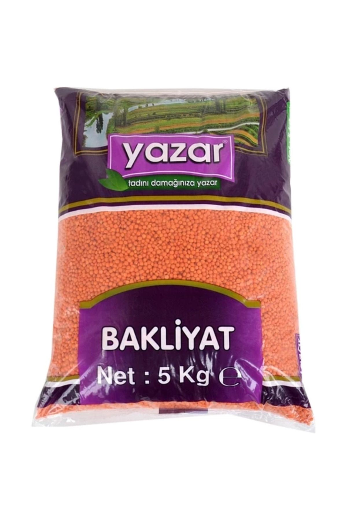 YAZAR Kırmızı Mercimek 5 Kg.