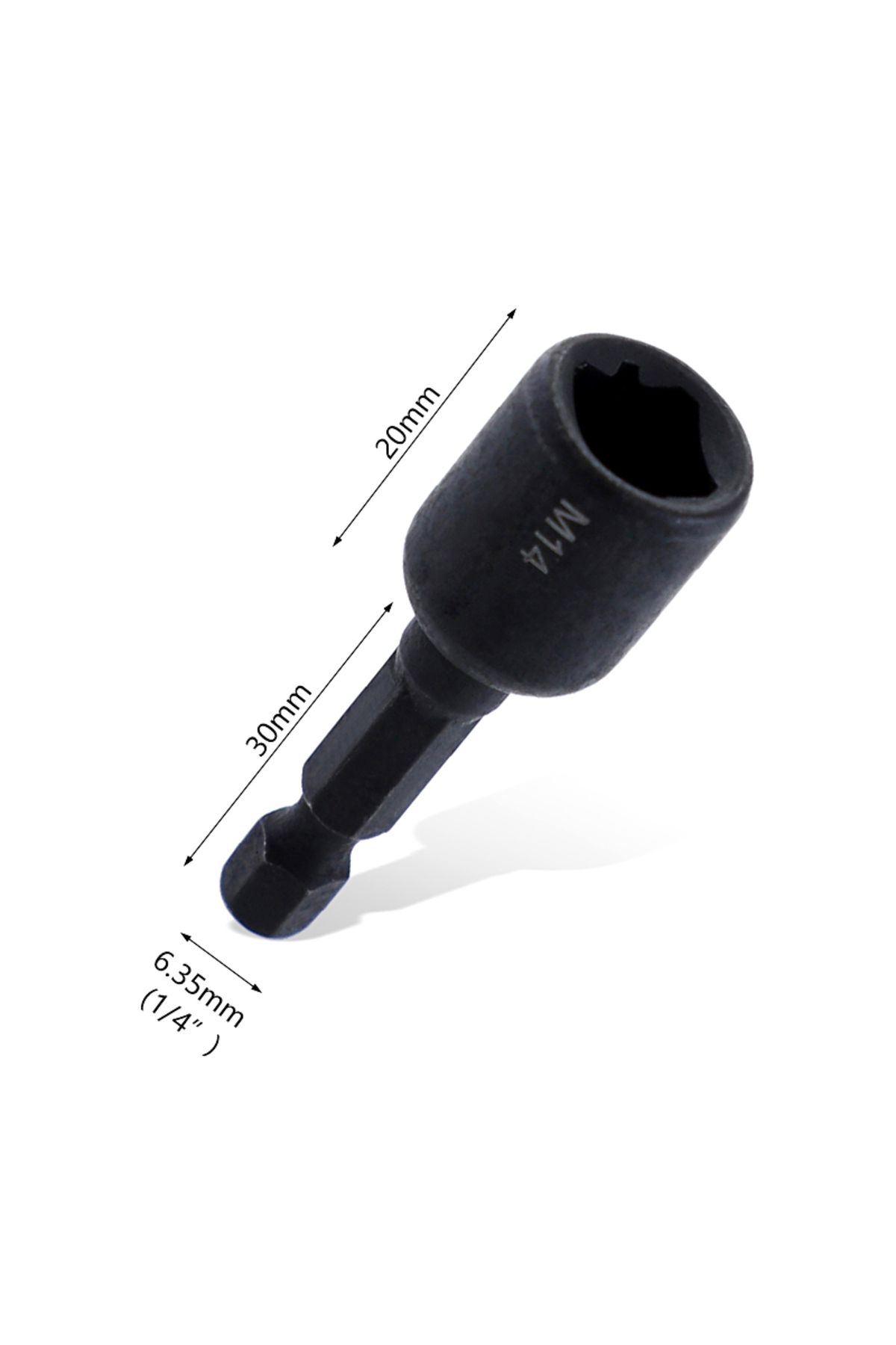 Choice-6pcs Tap Die Socket Adapter 1/4 '' Hex Shank Machine Screw Metric Plug Threading Tool for Electri... 5