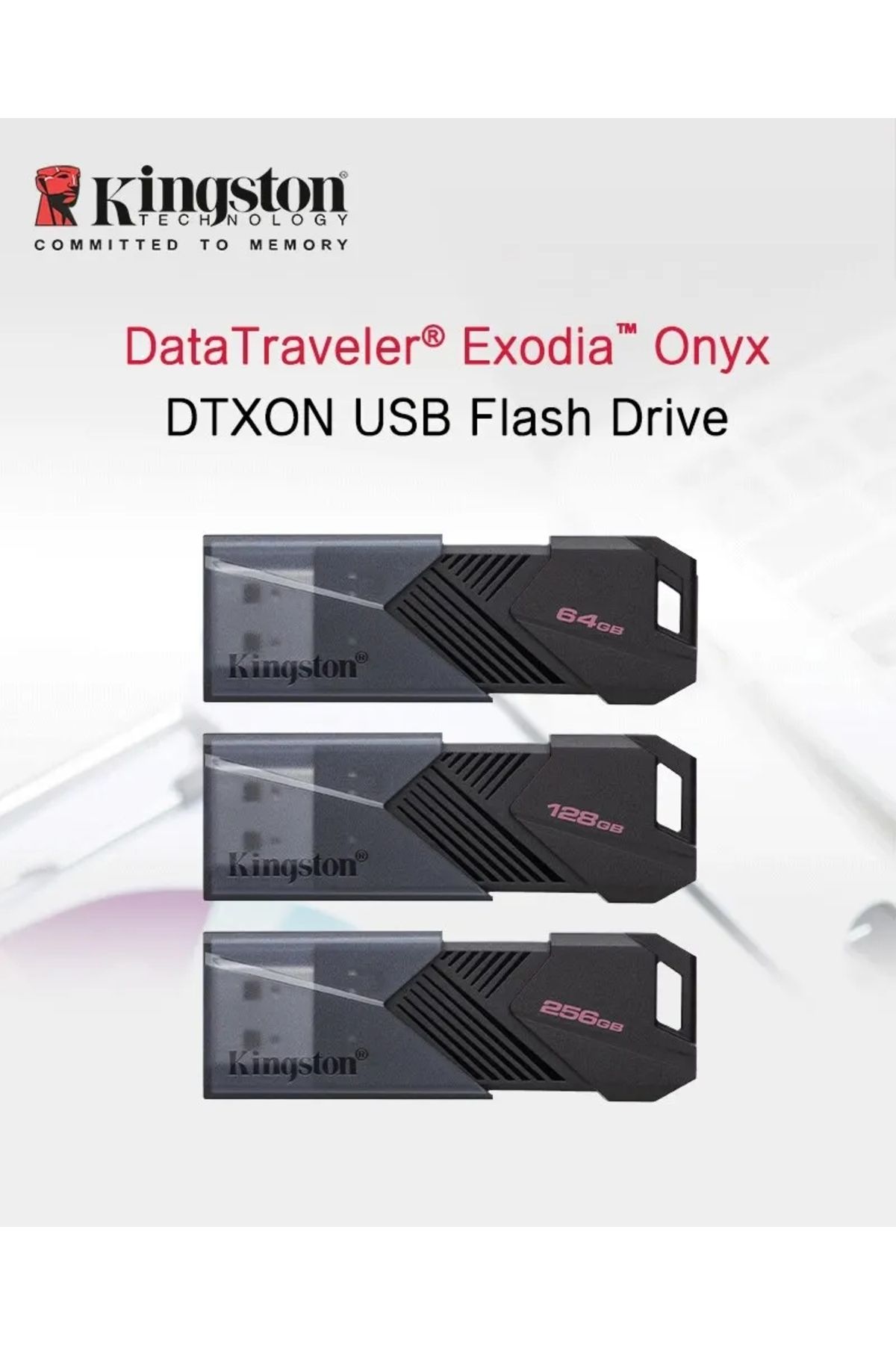 Kingston-محرك أقراص USB محمول DTXON USB 3.2 PenDrives ذاكرة USB سوداء للكمبيوتر 64 جيجابايت... 1