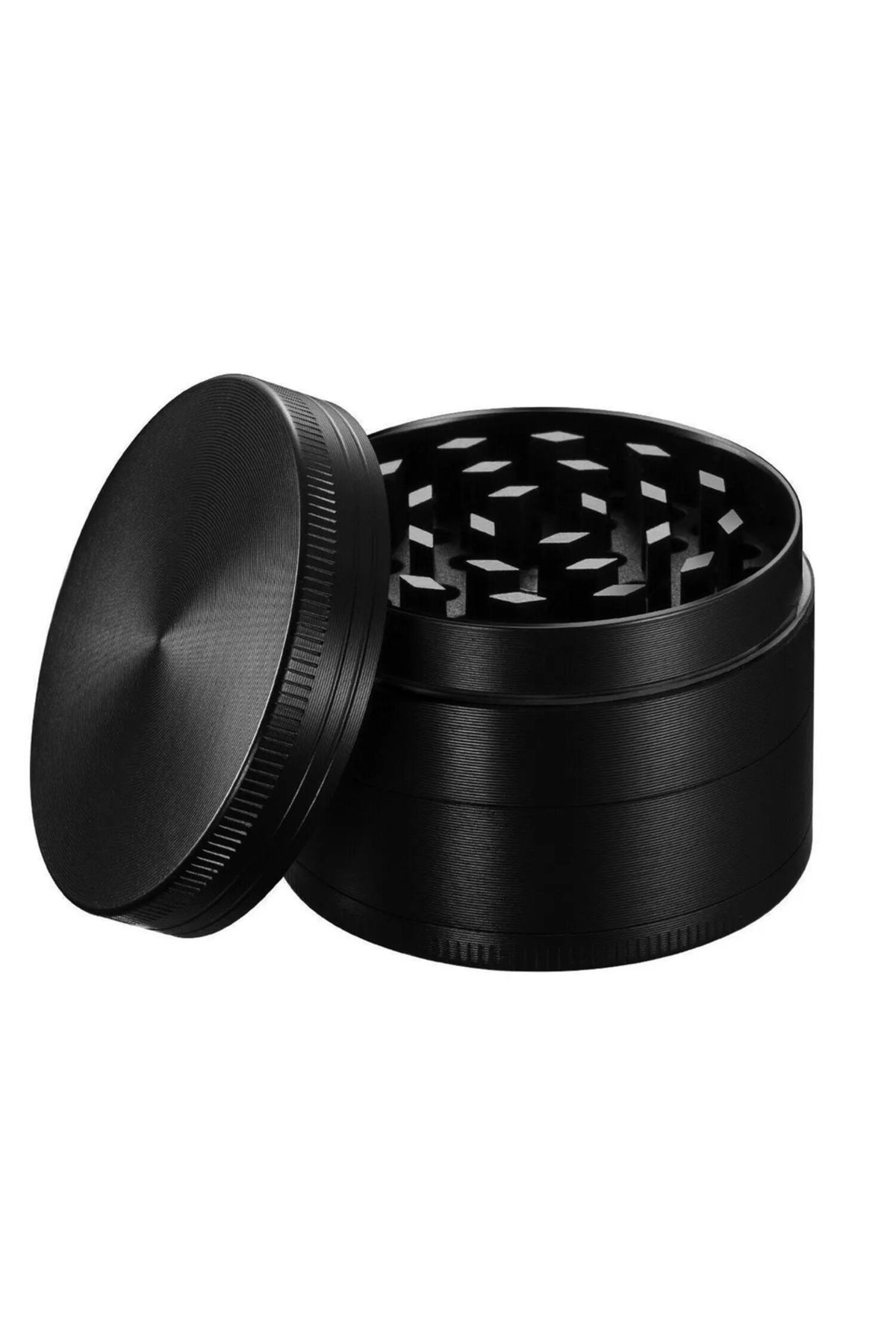 Choice-Black 40mm Multicolor Smoke Herb Grinder Tobacco Spice Miller Crusher Shredder With Scraper Zinc All 1