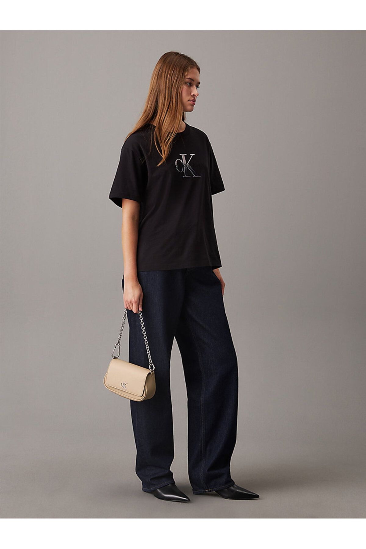 Calvin Klein-حقيبة حزام سلسلة قابلة للإزالة مع الشعار K60K 613049 حقيبة PBF K60K 613049   بي بي اف 2