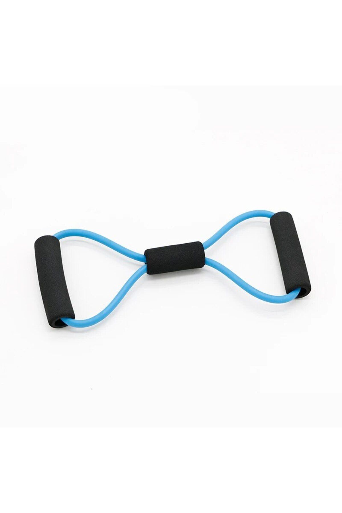 Choice-Blue M 1 Pc 8-shaped Tension Rope Auxiliary Household Elastic Band With Handles Training Equipment F 1