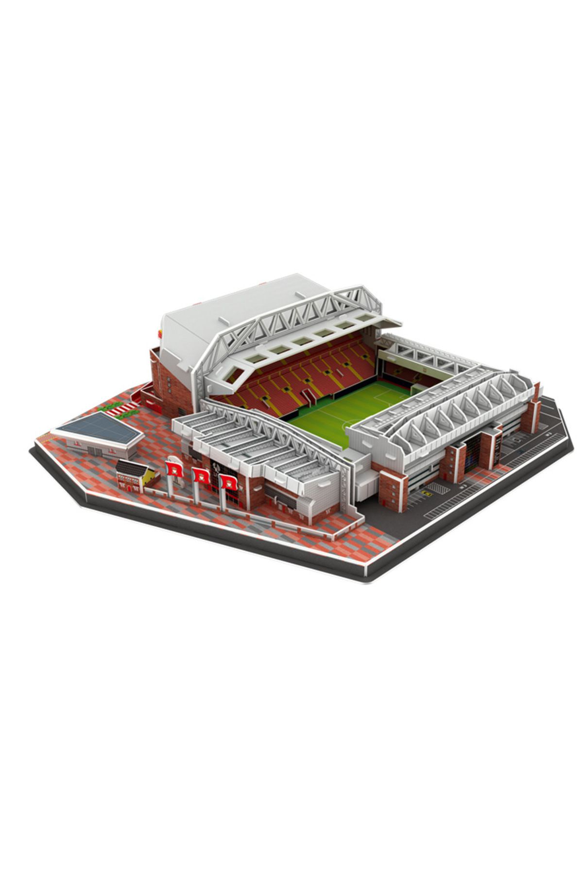 feooe-3D Paper Puzzle  DIY Anfield Football Stadium In Anfield Liverpool 3D Jigsaw Puzzle Model Toy Orn... 3